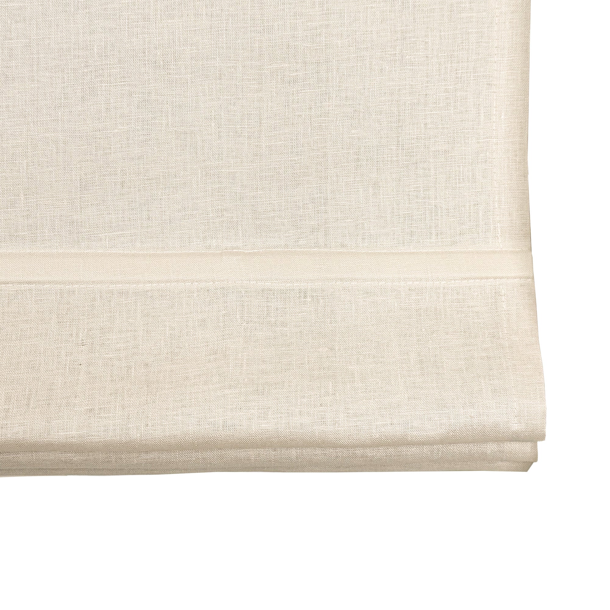 100% Belgian Flax Linen Roman Shades & Blinds | Top Down Bottom Up - Image 2