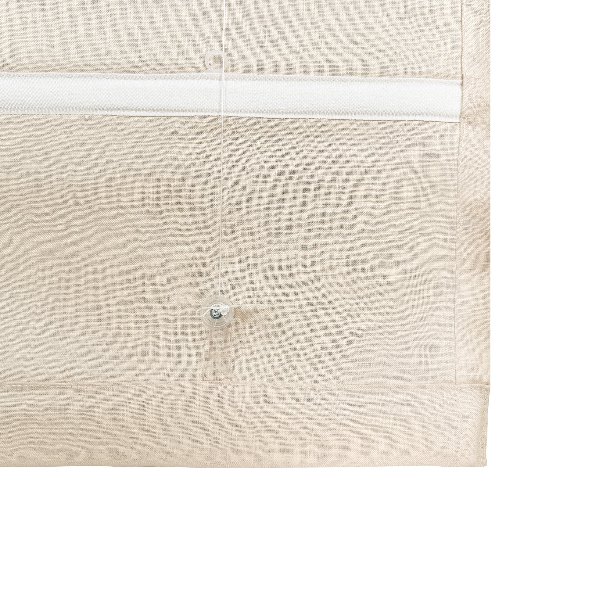 100% Belgian Flax Linen Roman Shades & Blinds - Image 10