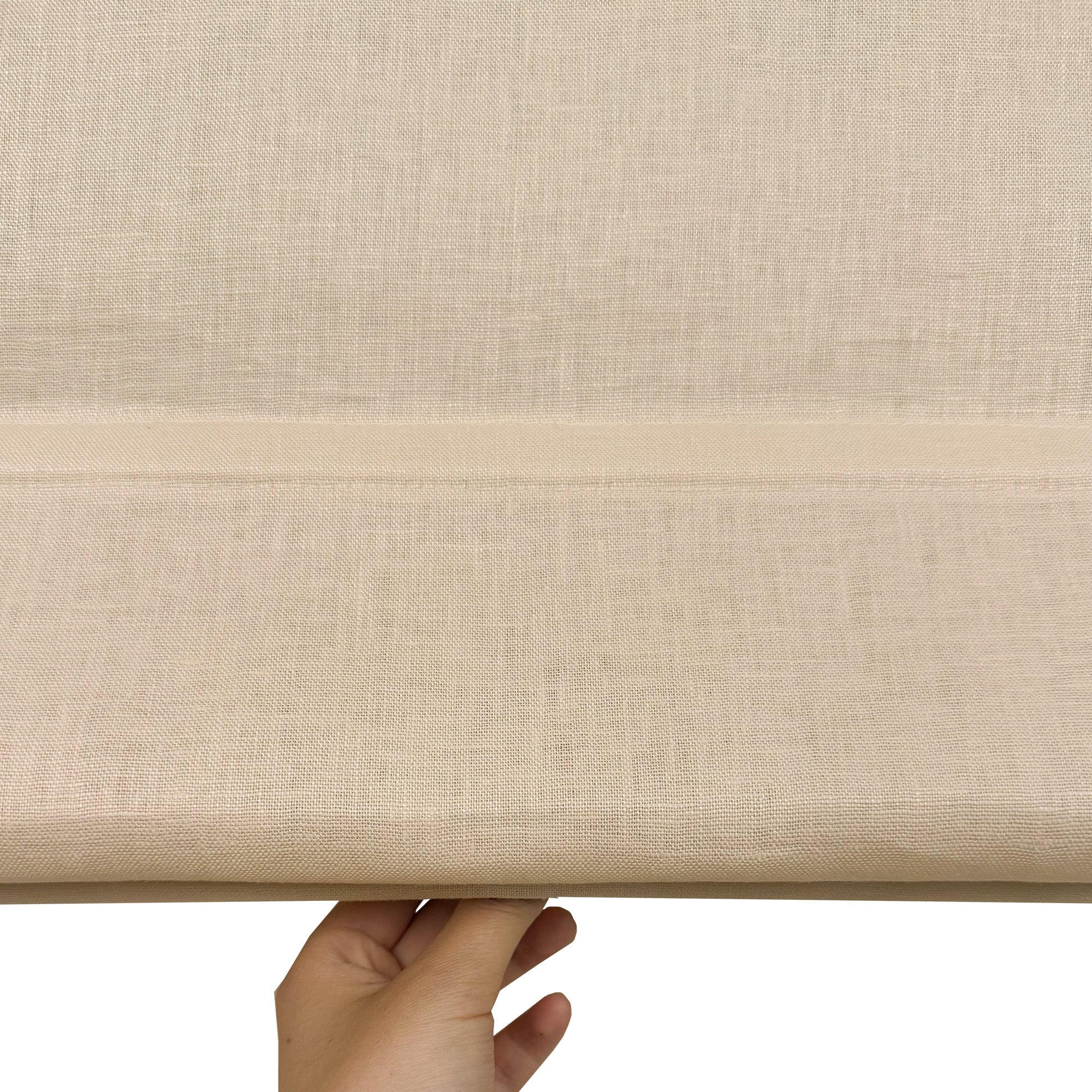 100% Belgian Flax Linen Roman Shades & Blinds | Top Down Bottom Up - Image 5