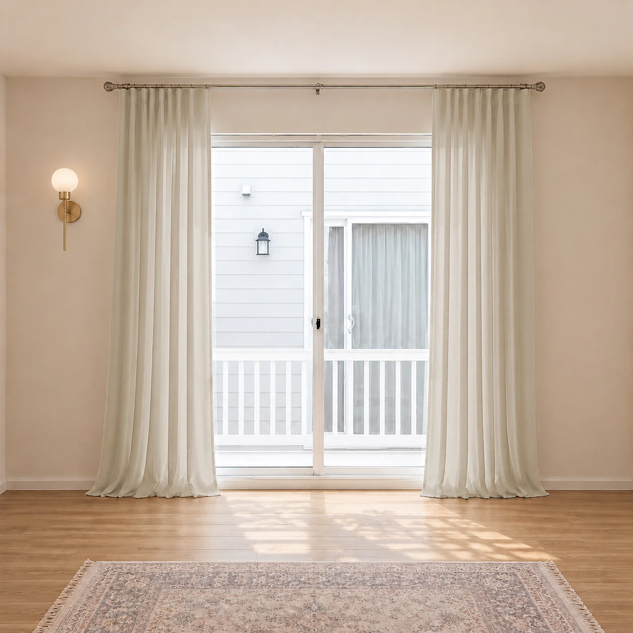 100% Belgian Flax Linen Curtains & Drapes Pleated - Image 12