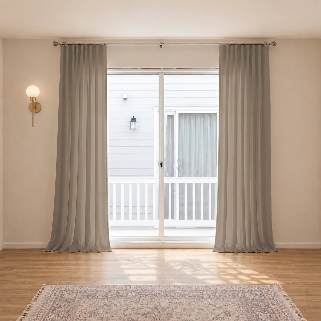 100% Belgian Flax Linen Curtains & Drapes Pleated - Image 14