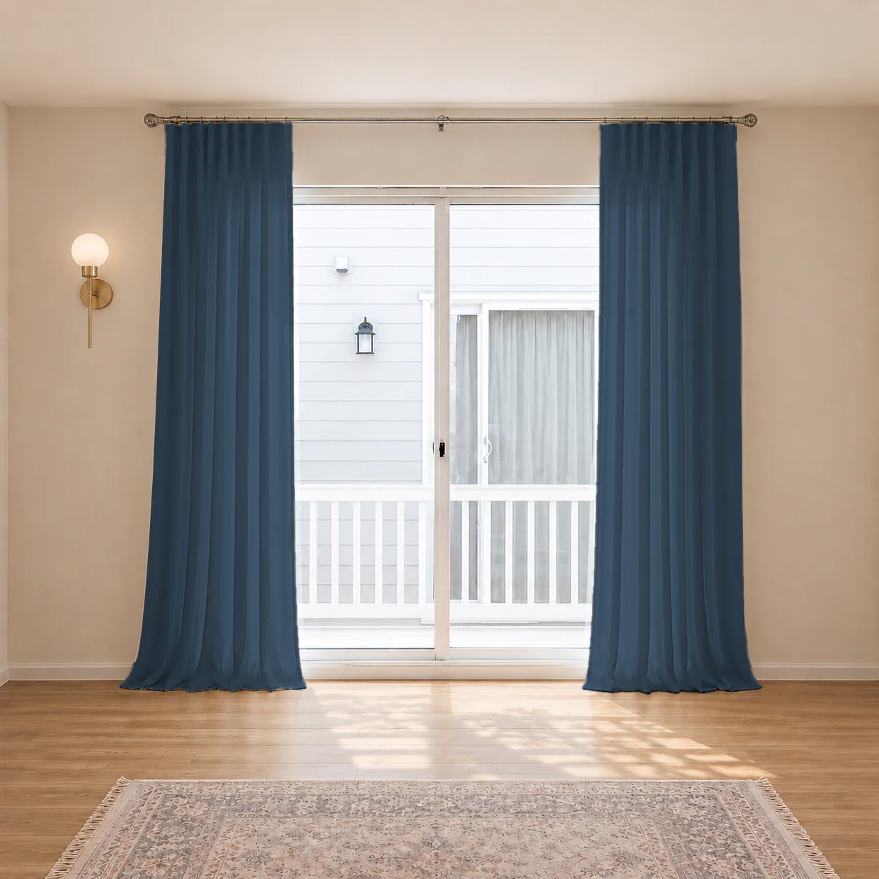 100% Belgian Flax Linen Curtains & Drapes Pleated - Image 16