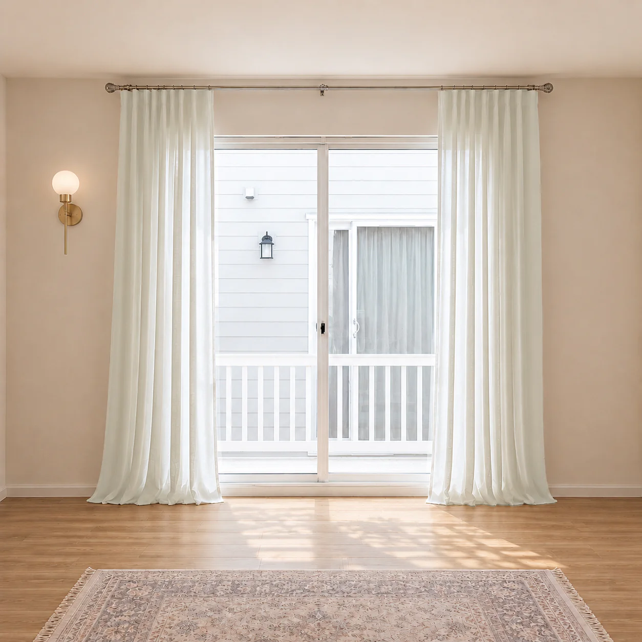 100% Belgian Flax Linen Curtains & Drapes Pleated - Image 8