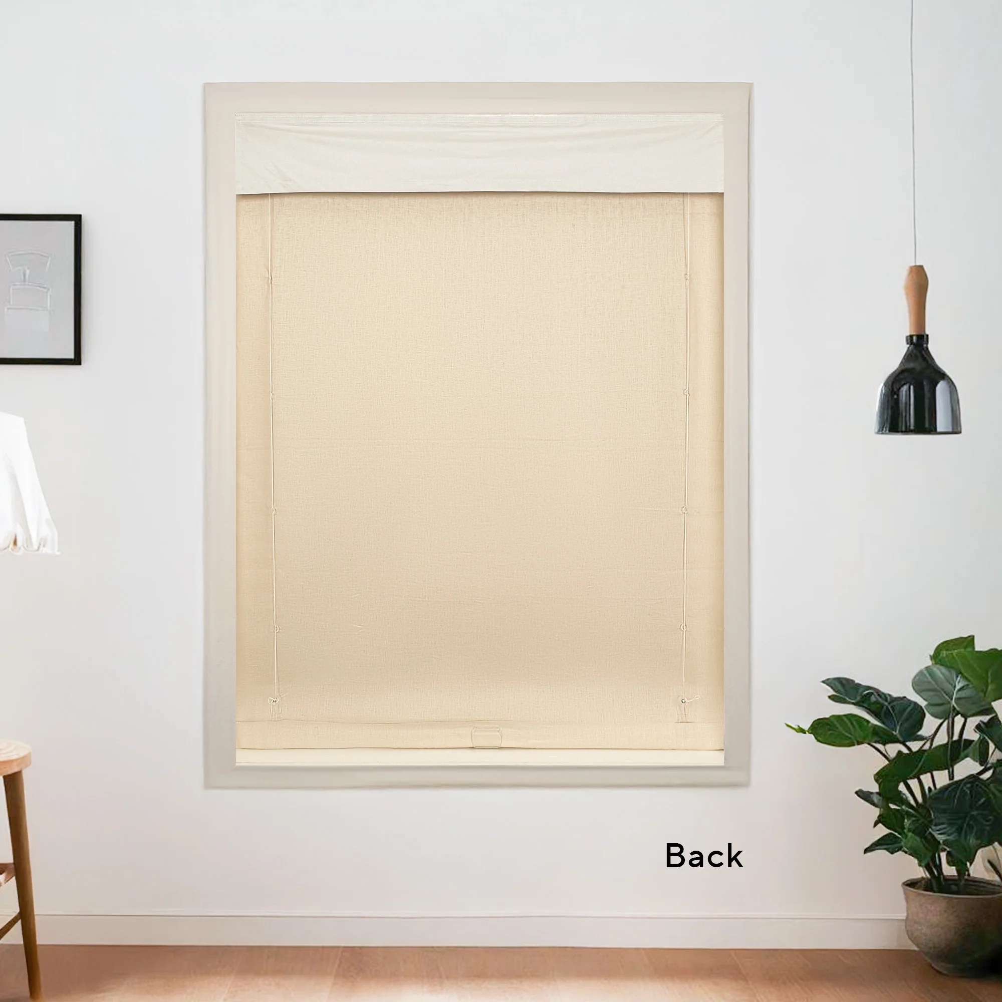 100% Belgian Flax Linen Roman Shades & Blinds | Relaxed - Image 15