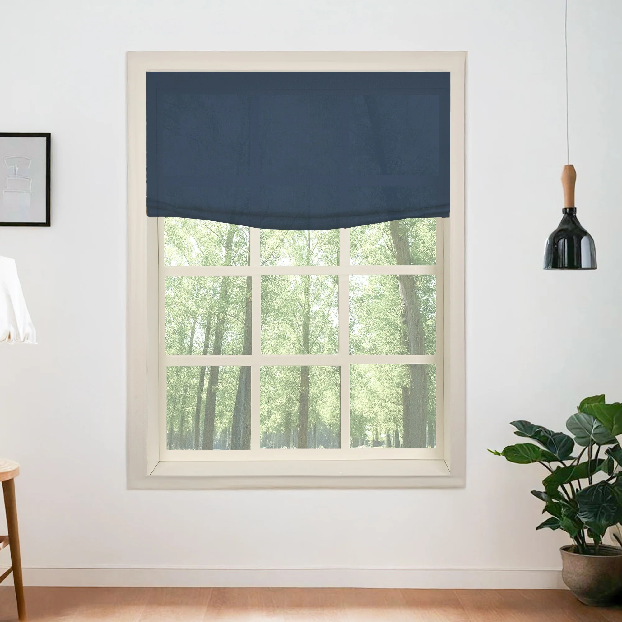 100% Belgian Flax Linen Roman Shades & Blinds | Relaxed - Image 24