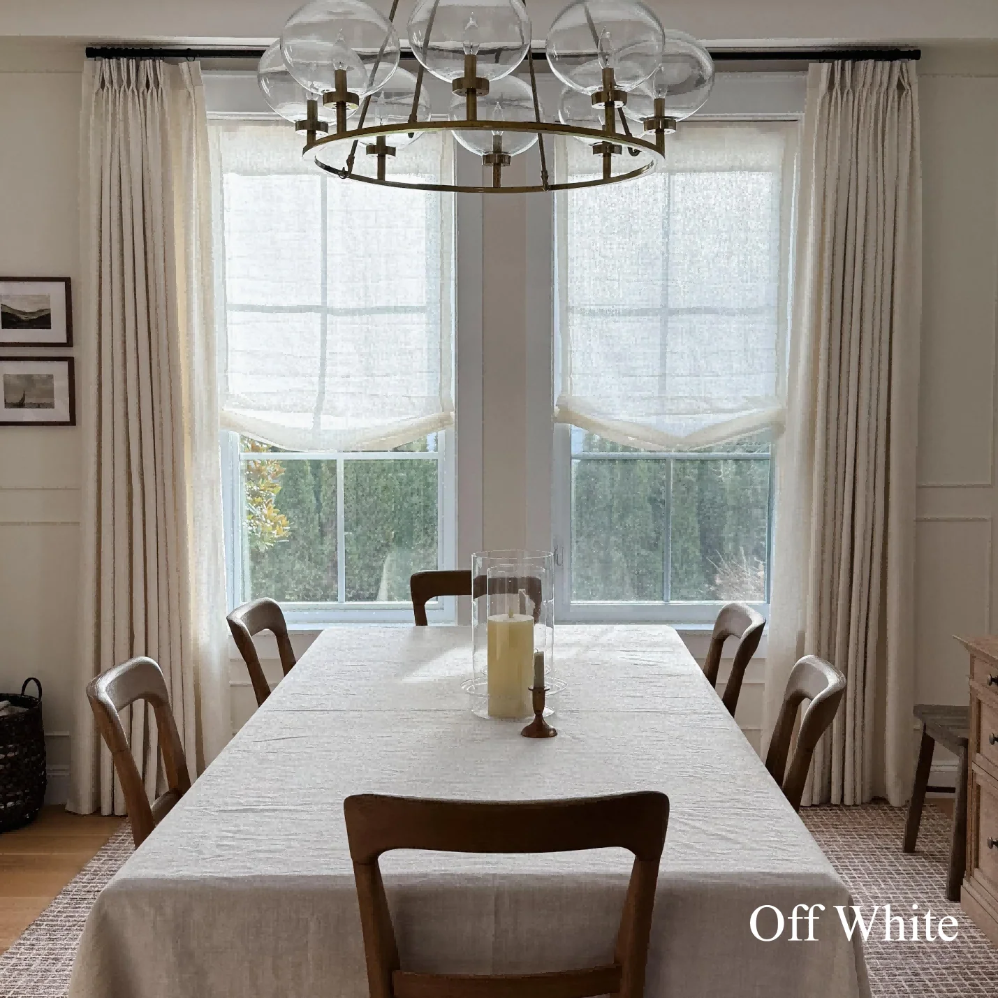 100% Belgian Flax Linen Roman Shades & Blinds | Relaxed - Image 6