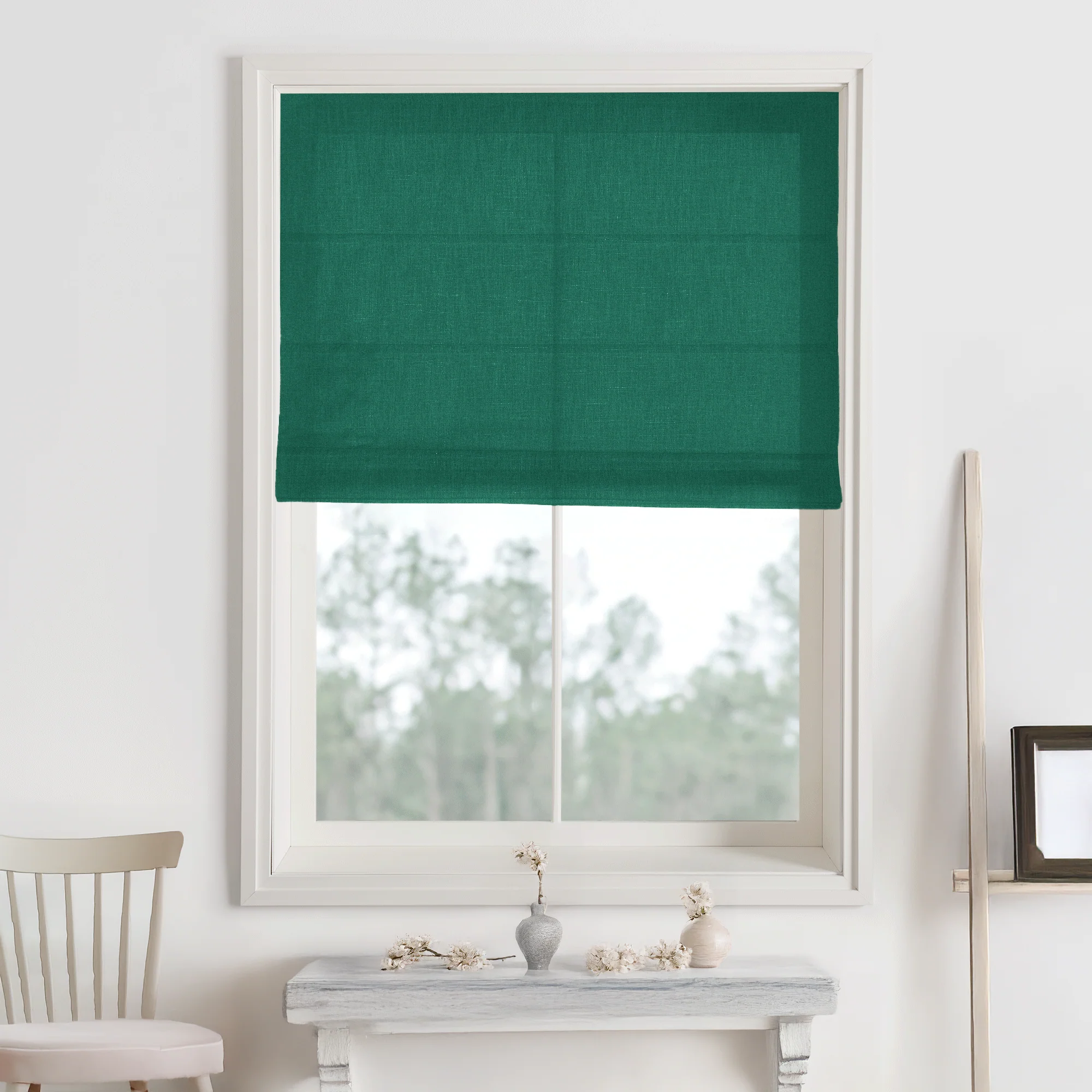Bella Cotton Roman Blackout Shades - Image 10