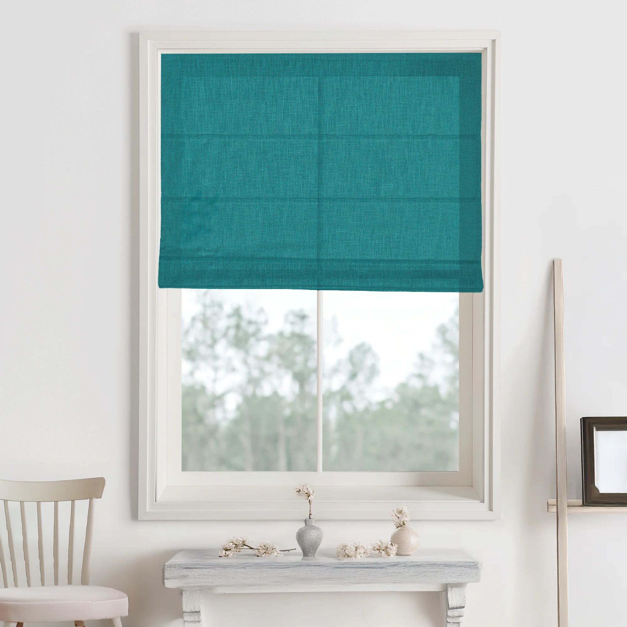 Bella Cotton Roman Blackout Shades - Image 30