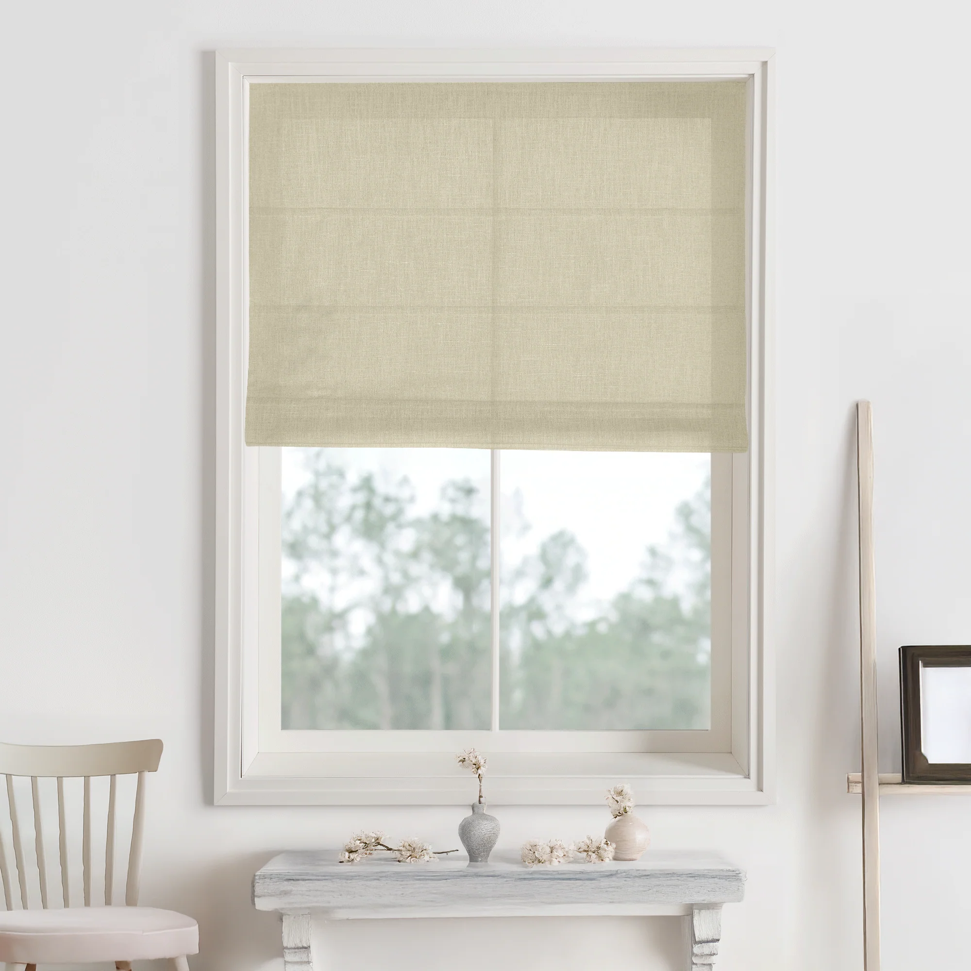 Bella Cotton Roman Blackout Shades - Image 36