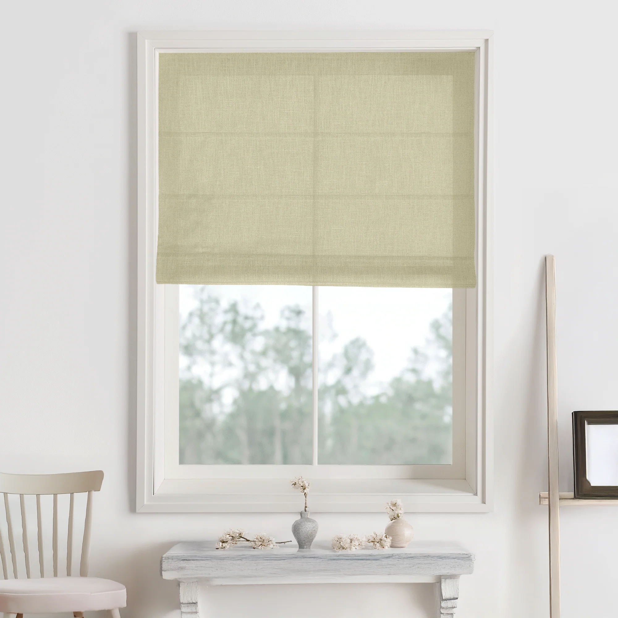 Bella Cotton Roman Blackout Shades - Image 38