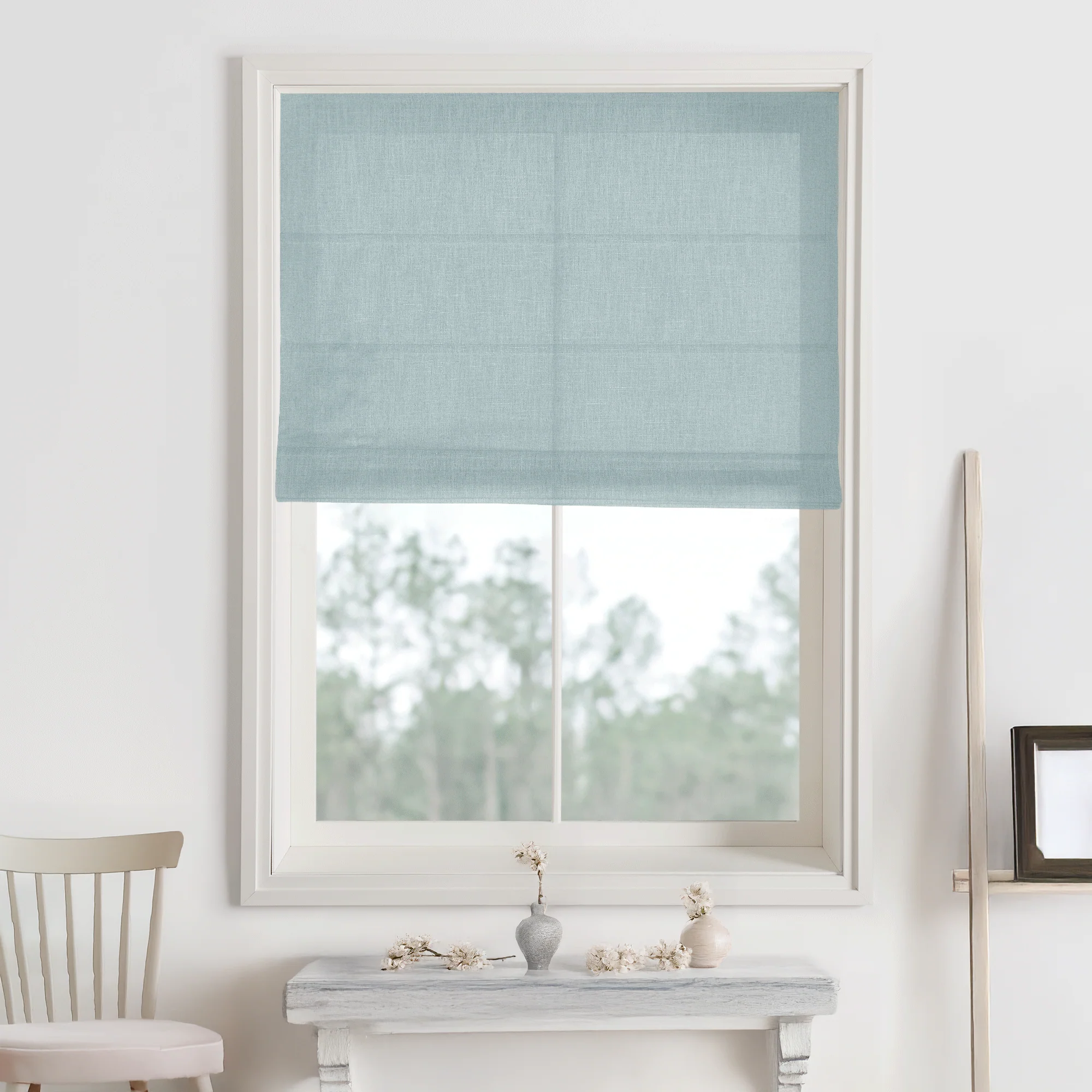 Bella Cotton Roman Blackout Shades - Image 40