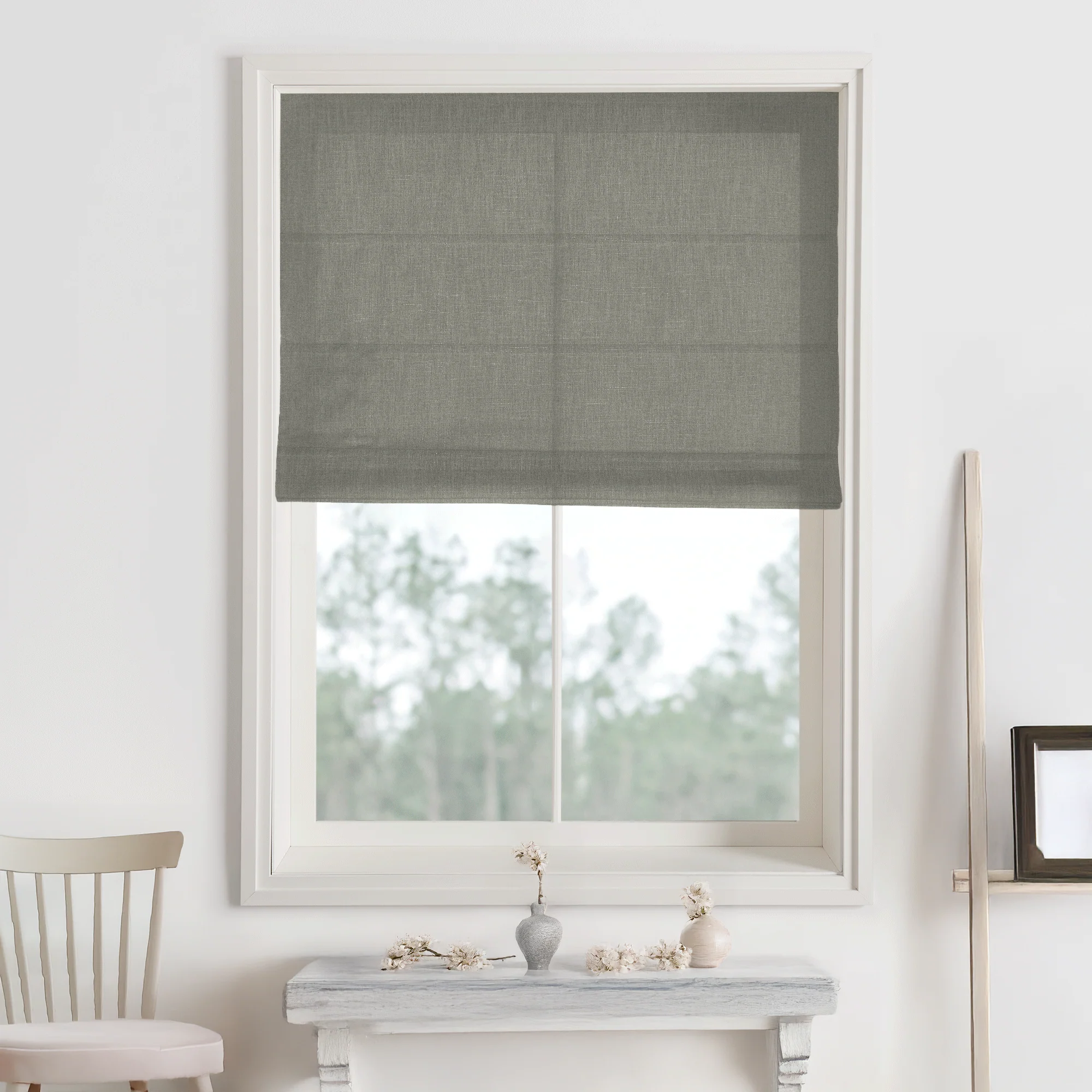 Bella Cotton Roman Blackout Shades - Image 42