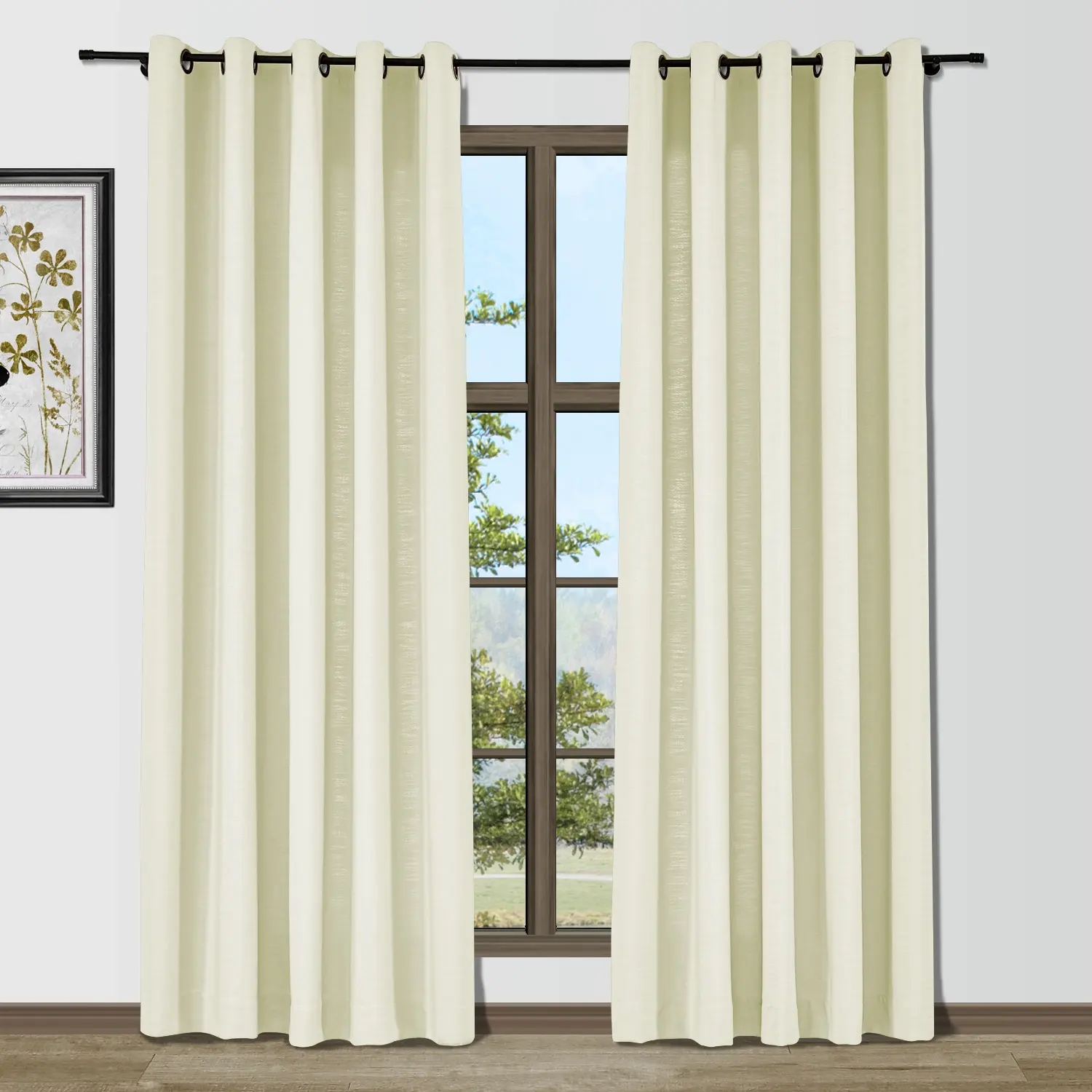 Bella Cotton Blend Curtains & Drapes Grommet - Image 11