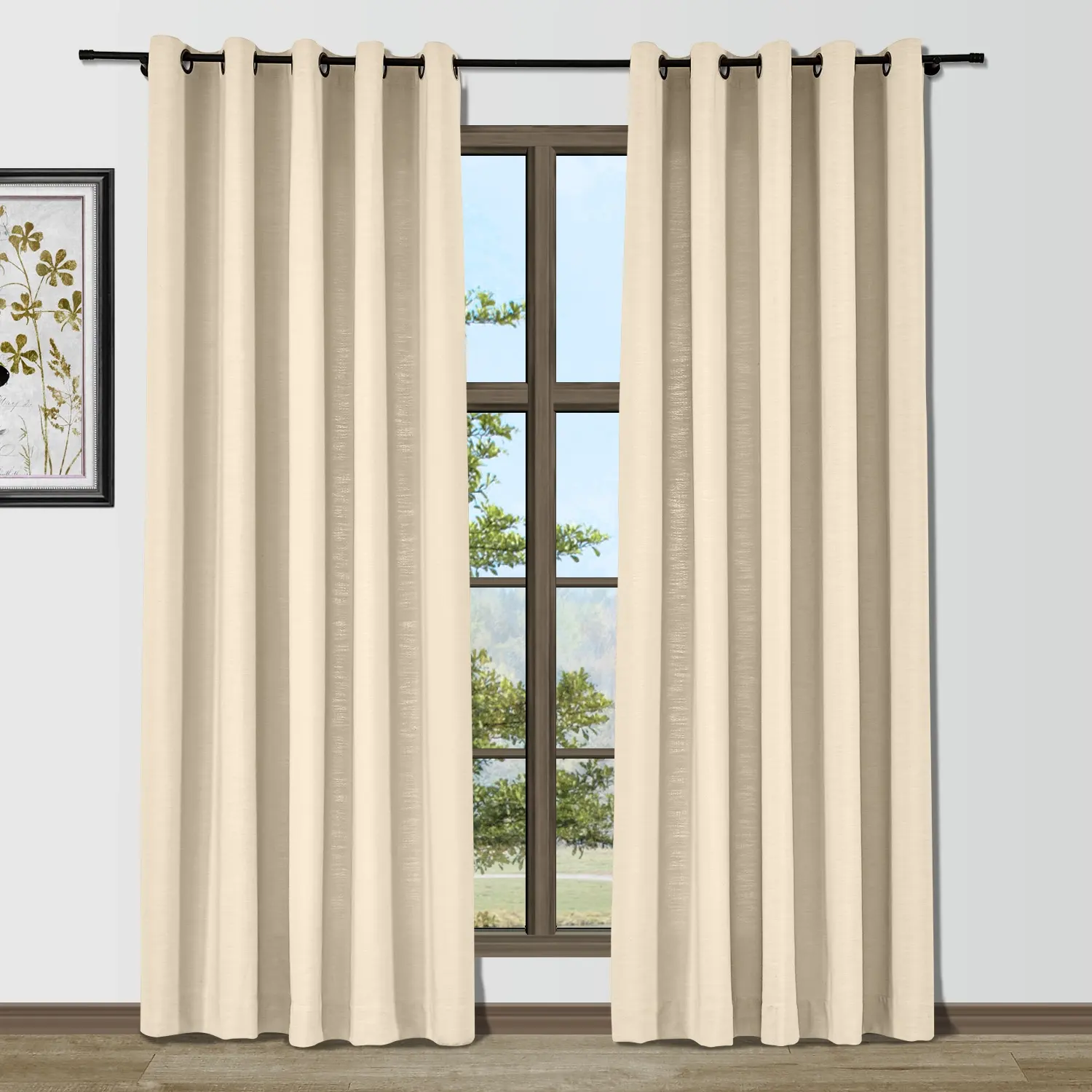 Bella Cotton Blend Curtains & Drapes Grommet - Image 12