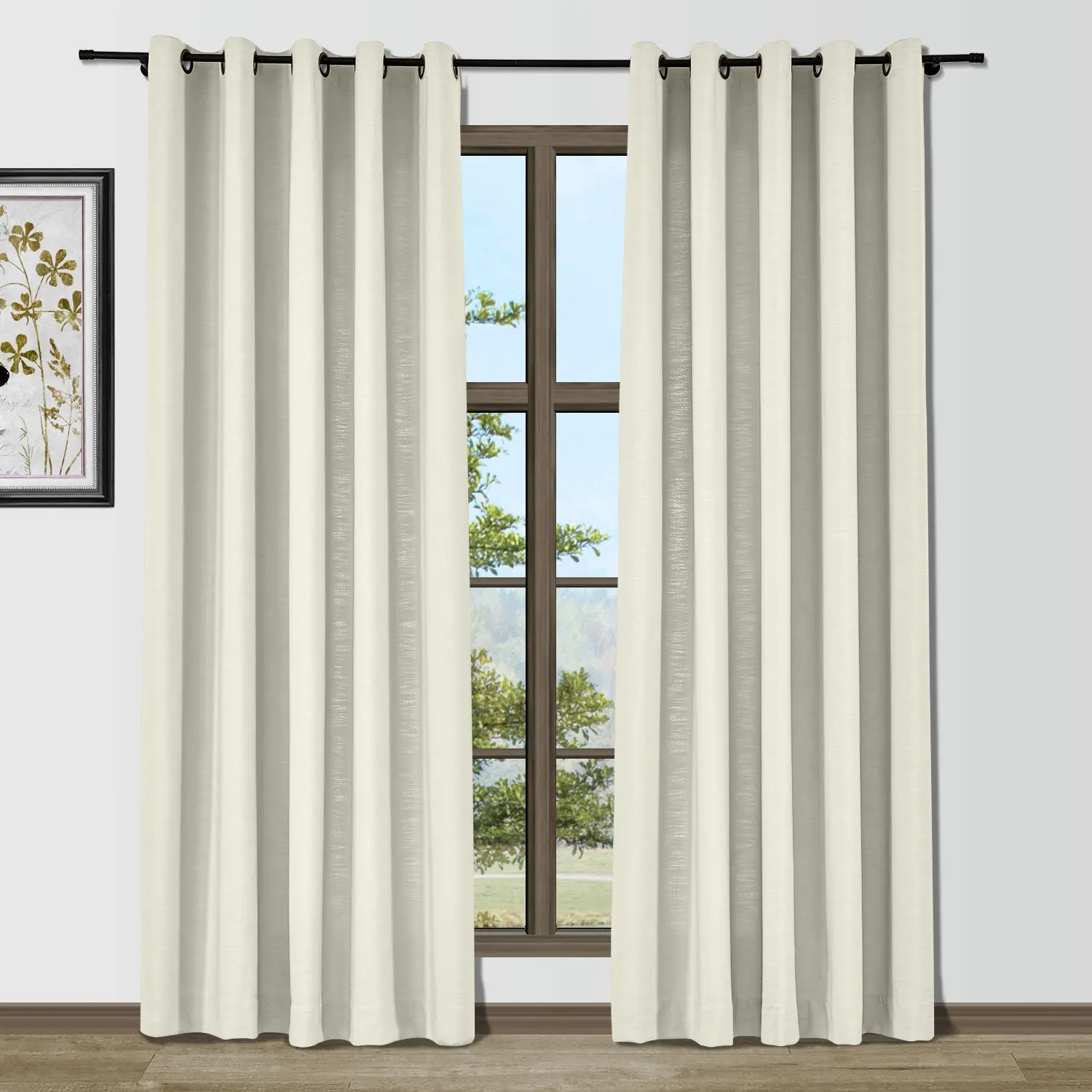 Bella Cotton Blend Curtains & Drapes Grommet - Image 14