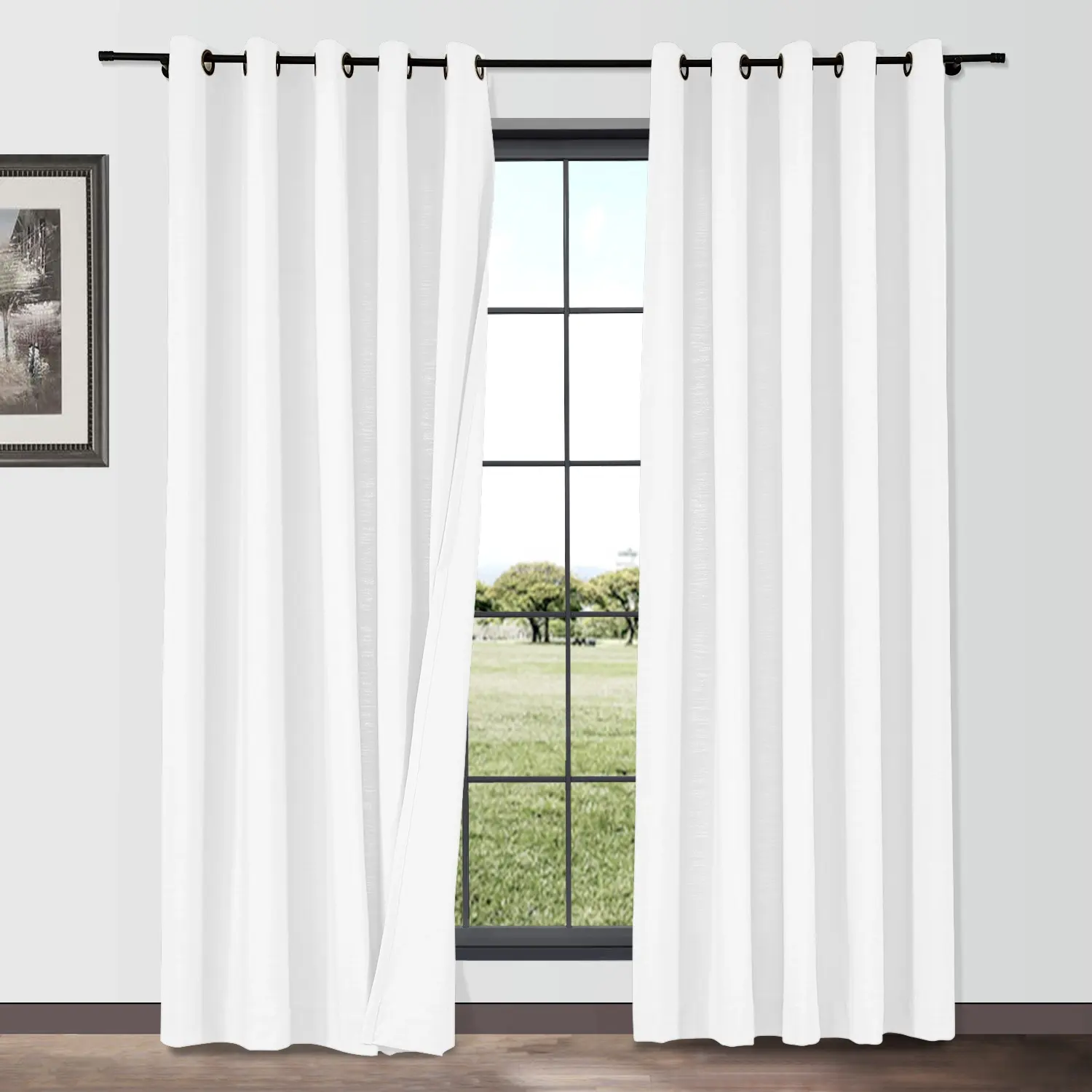 Bella Cotton Blend Curtains & Drapes Grommet - Image 6