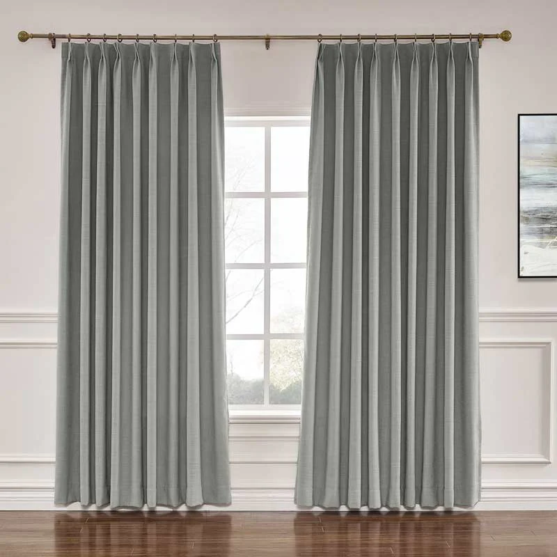 Lily Linen Blackout Curtains & Drapes - Image 20