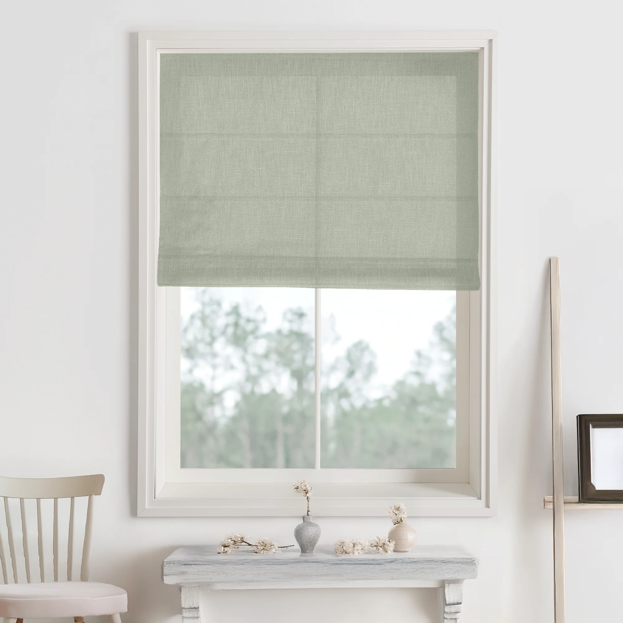Bella Cotton Roman Shades & Blinds - Image 20