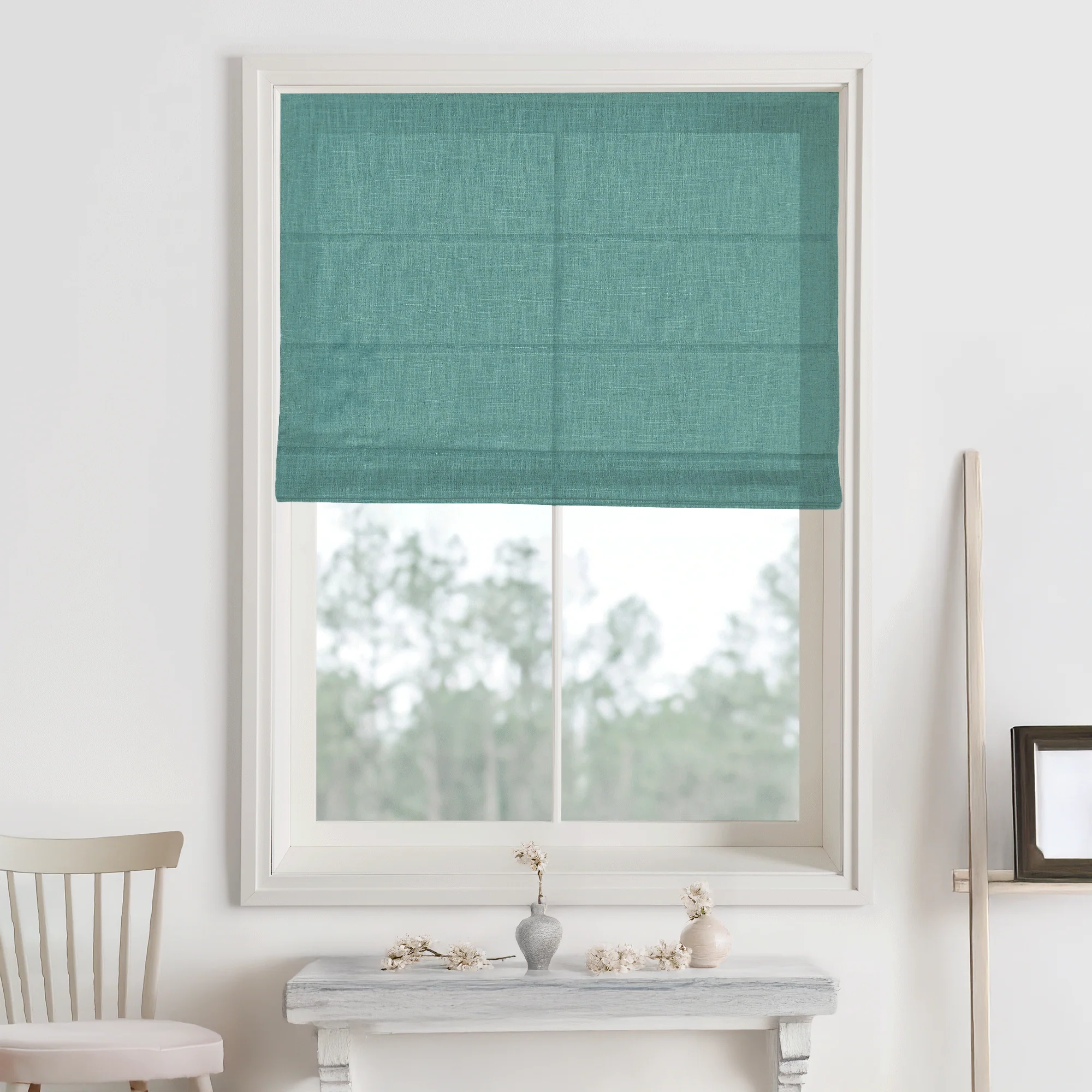 Bella Cotton Roman Shades & Blinds - Image 29