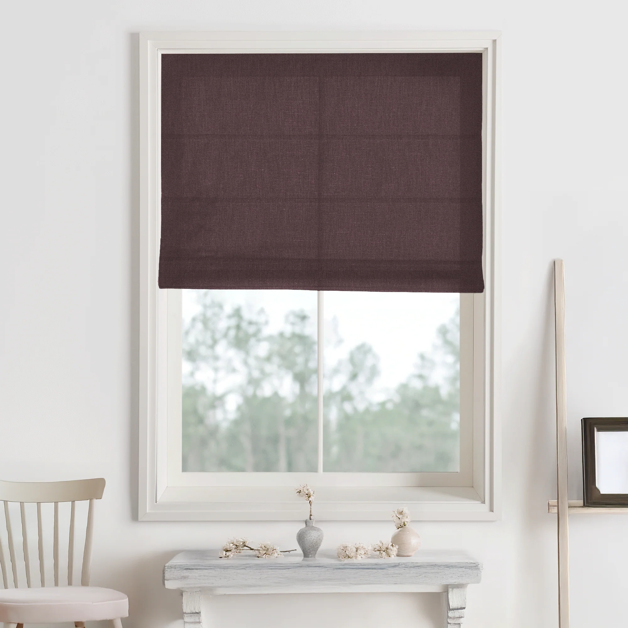 Bella Cotton Roman Shades & Blinds - Image 36