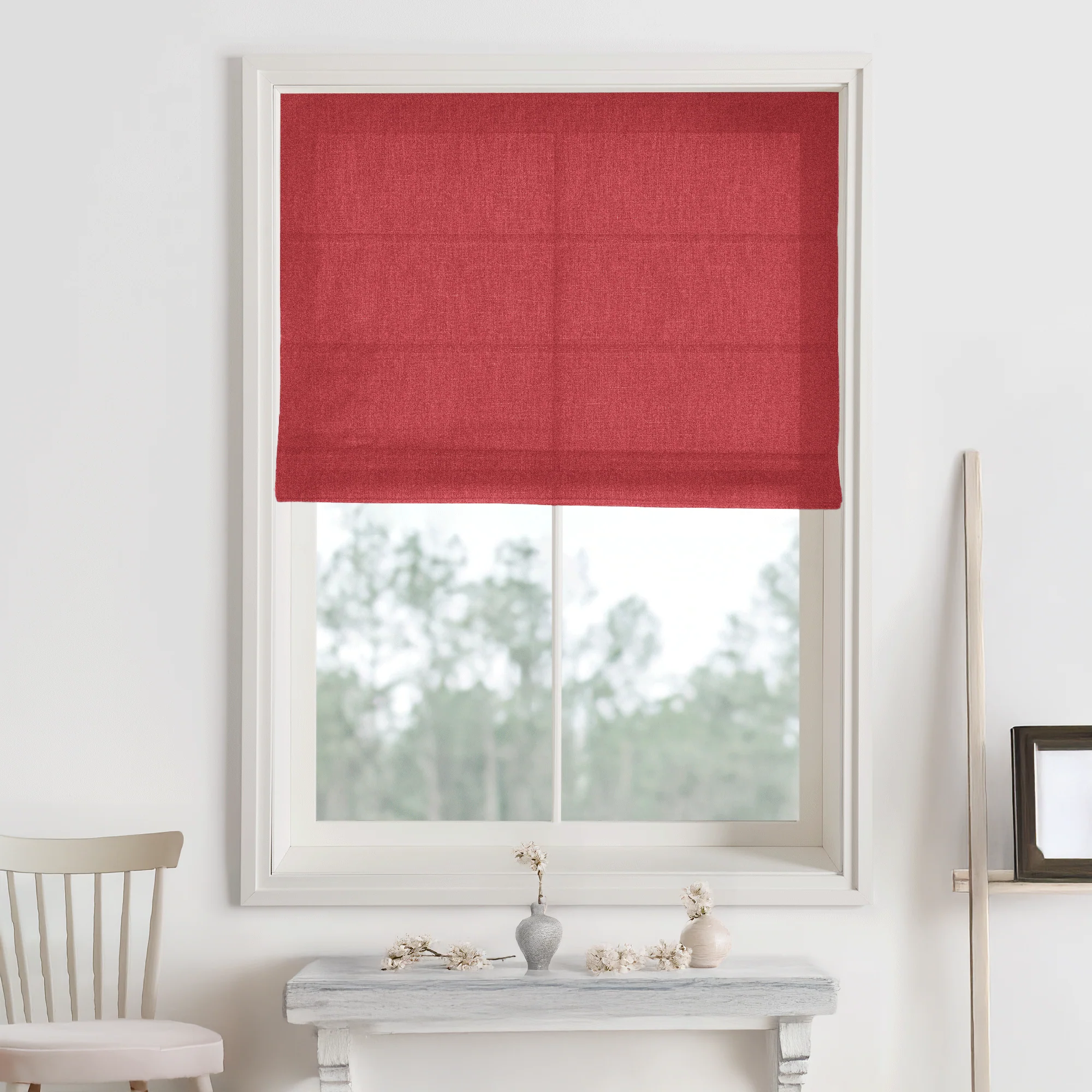 Bella Cotton Roman Shades & Blinds - Image 43
