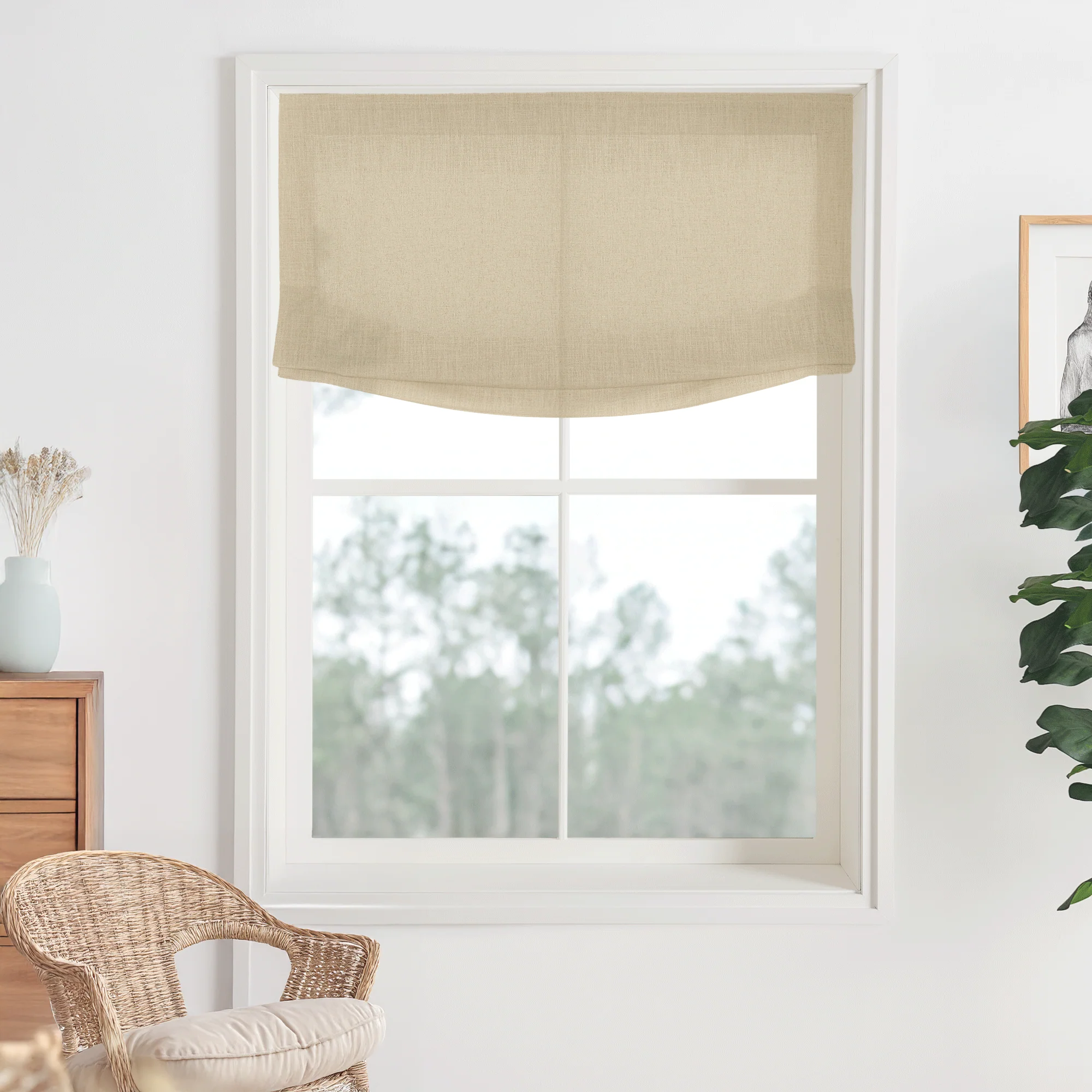 Bella Cotton Roman Shades & Blinds | Relaxed - Image 15