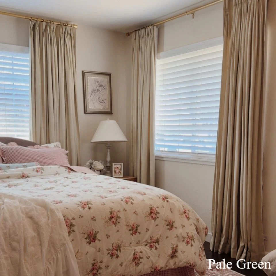 Cove Cotton Blend Curtains & Drapes Pleated - Image 2