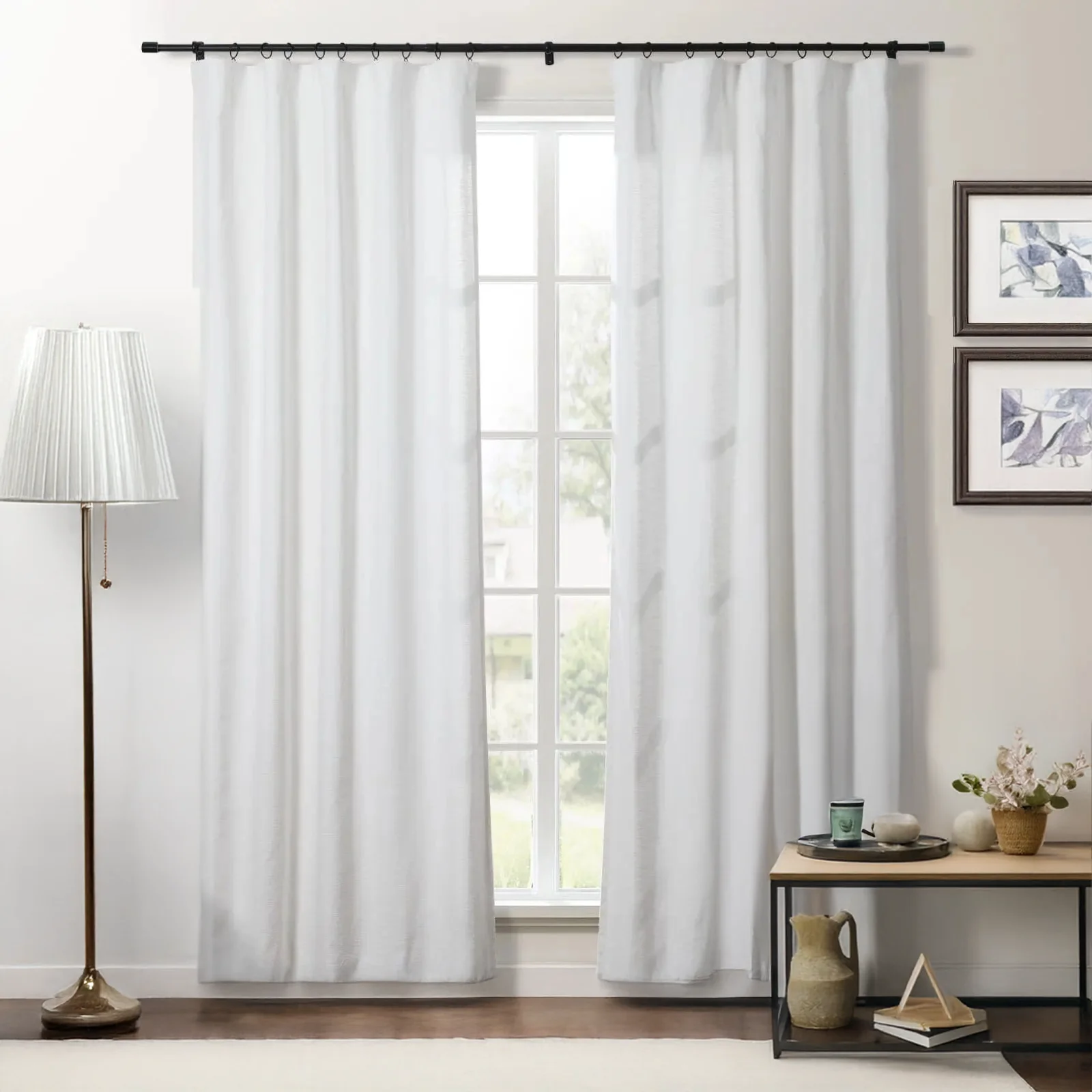 Cove Cotton Blend Curtains & Drapes Soft Top