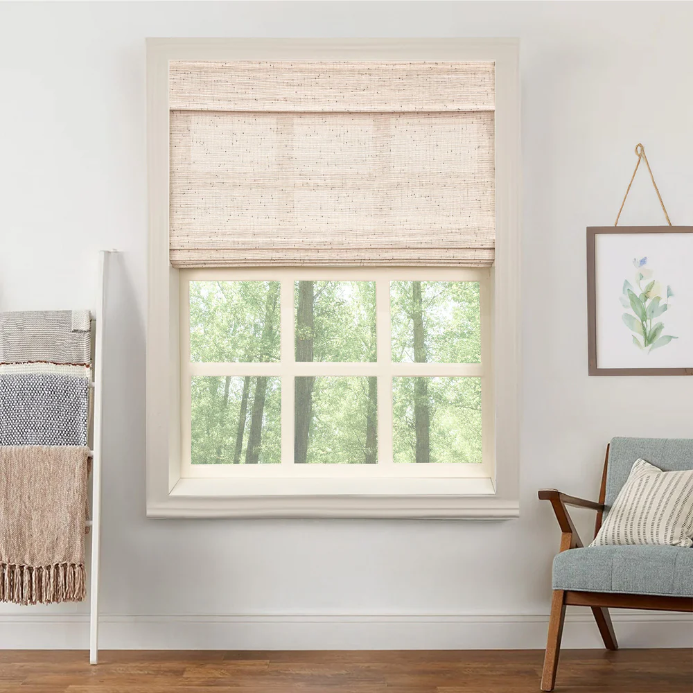 Ivy Woven Bamboo Blinds & Shades | 2 Shades on 1 Headrail - Image 13