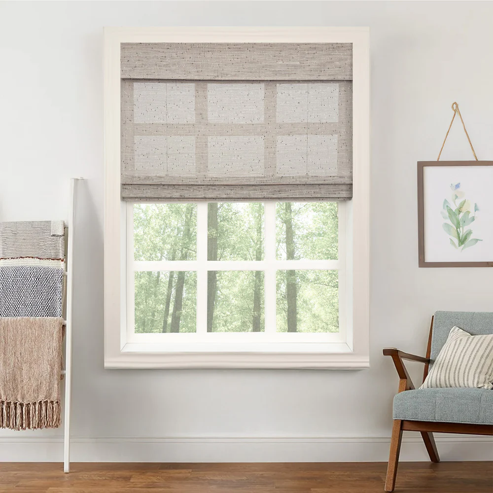 Ivy Woven Bamboo Blinds & Shades | 2 Shades on 1 Headrail - Image 14