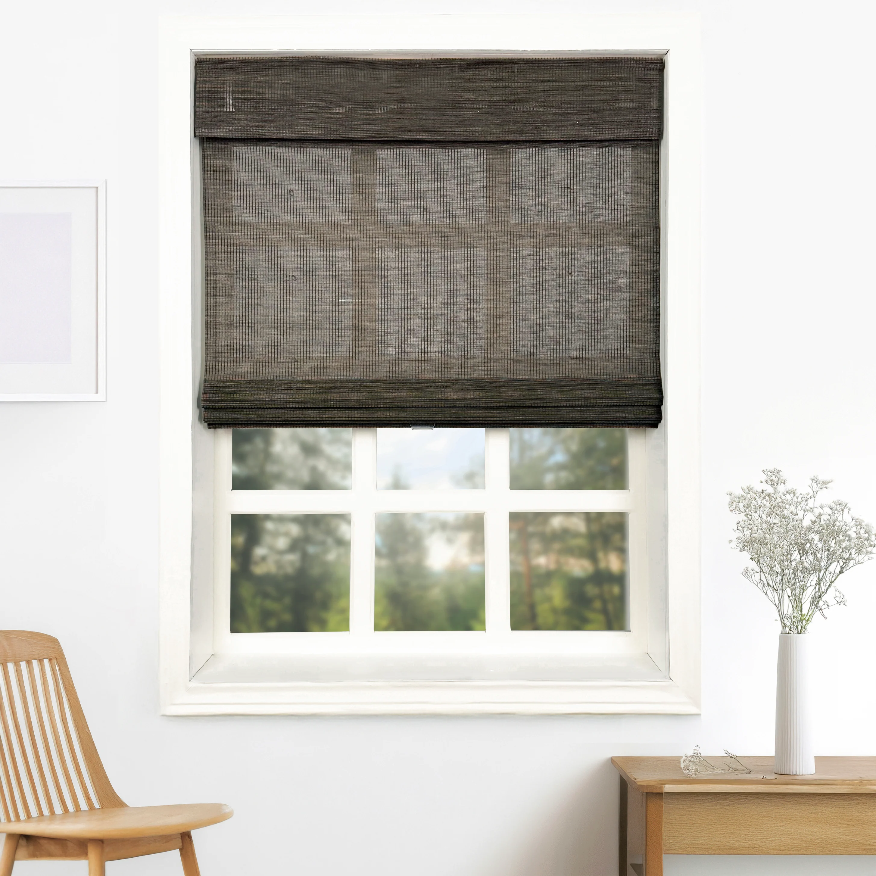 Ivy Woven Bamboo Blinds & Shades | 2 Shades on 1 Headrail - Image 16