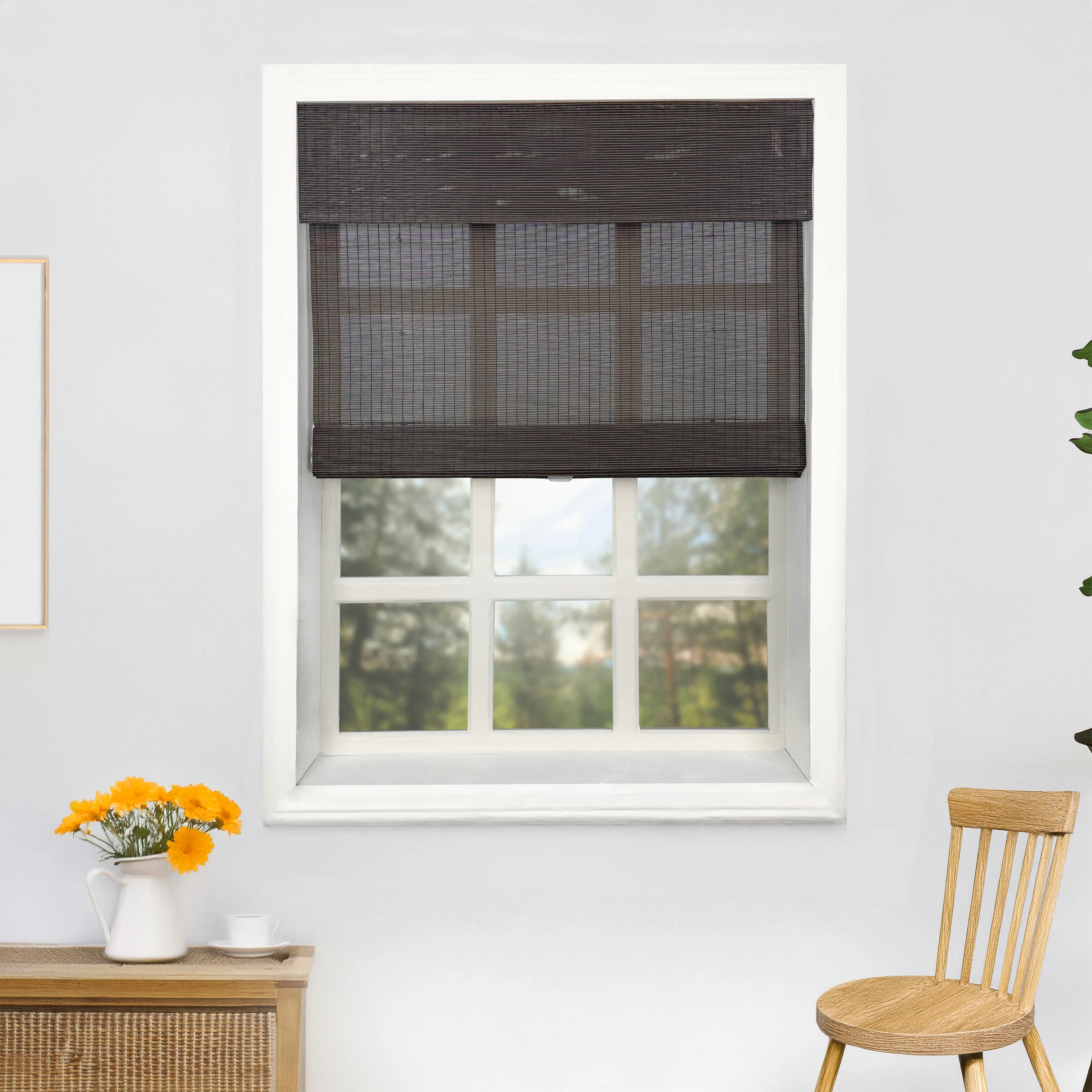 Ivy Woven Bamboo Blinds & Shades | 2 Shades on 1 Headrail - Image 17
