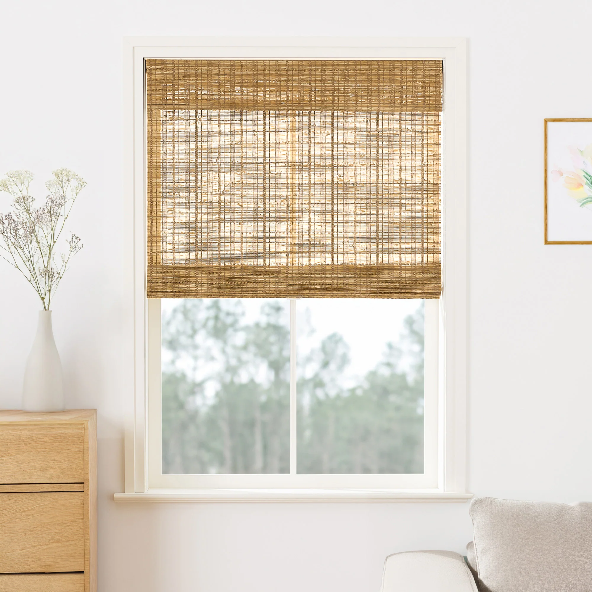 Custom Bamboo Shades & Blinds - Alum. Headrail - Image 3