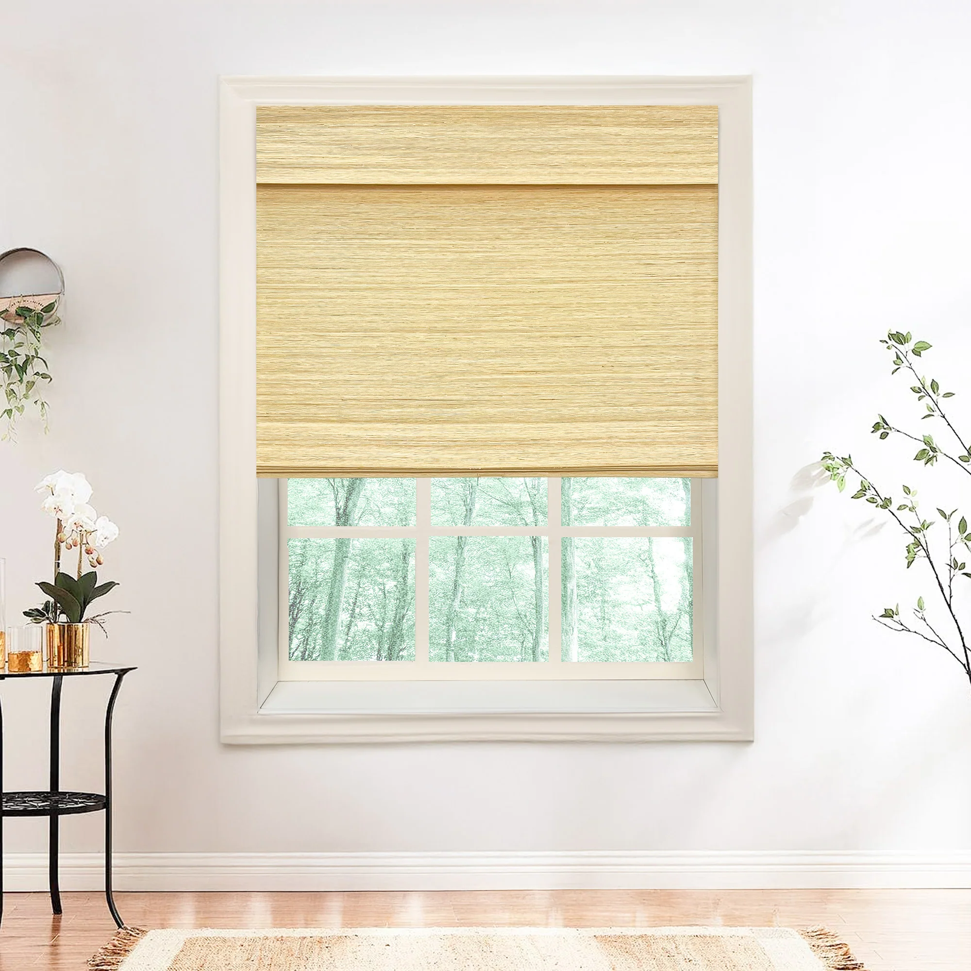 Custom Bamboo Shades & Blinds - Alum. Headrail - Image 33