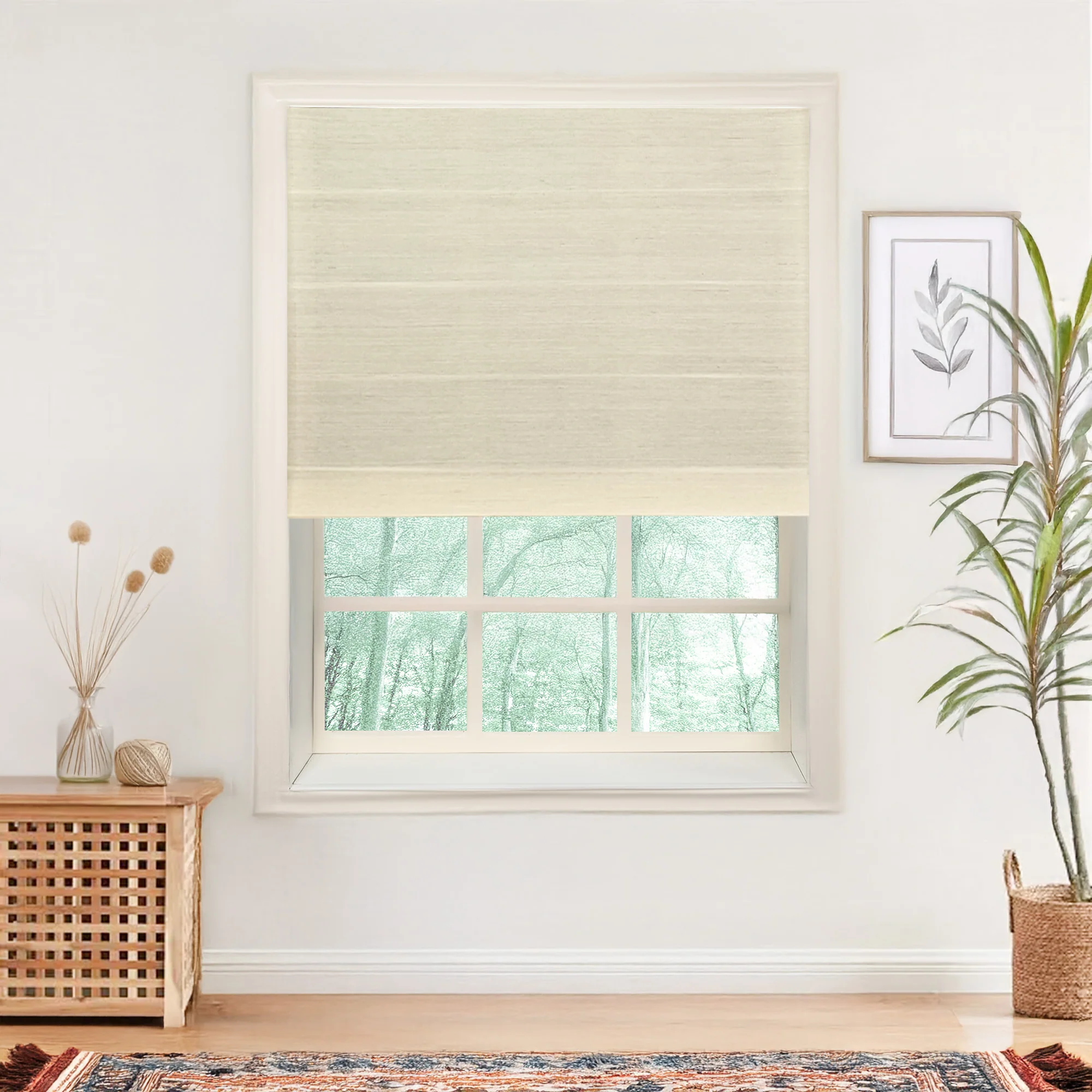 Natural Jute & Hemp Blinds & Shades | 2 Shades on 1 Headrail - Image 9