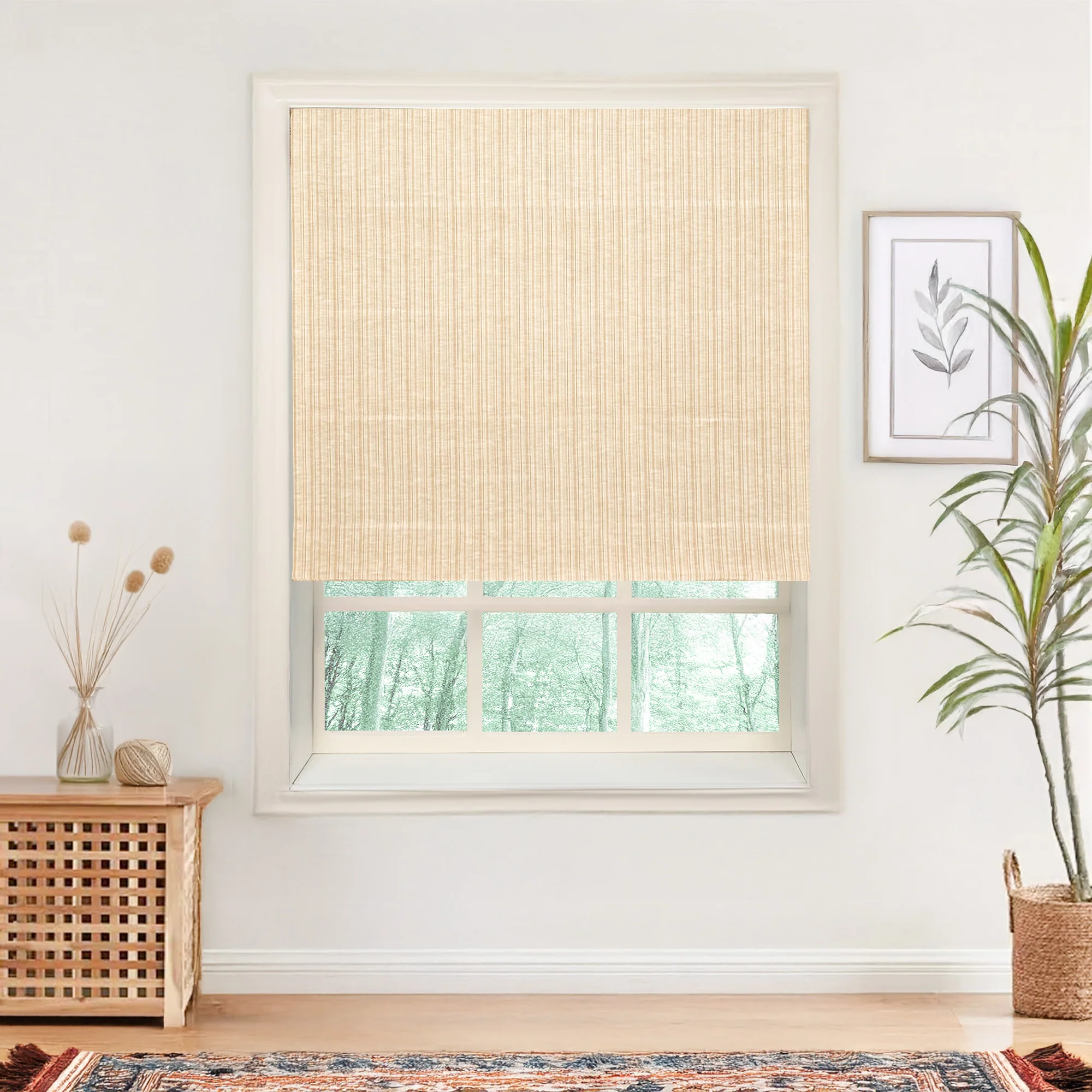 Natural Jute & Hemp Blinds & Shades | 2 Shades on 1 Headrail - Image 12