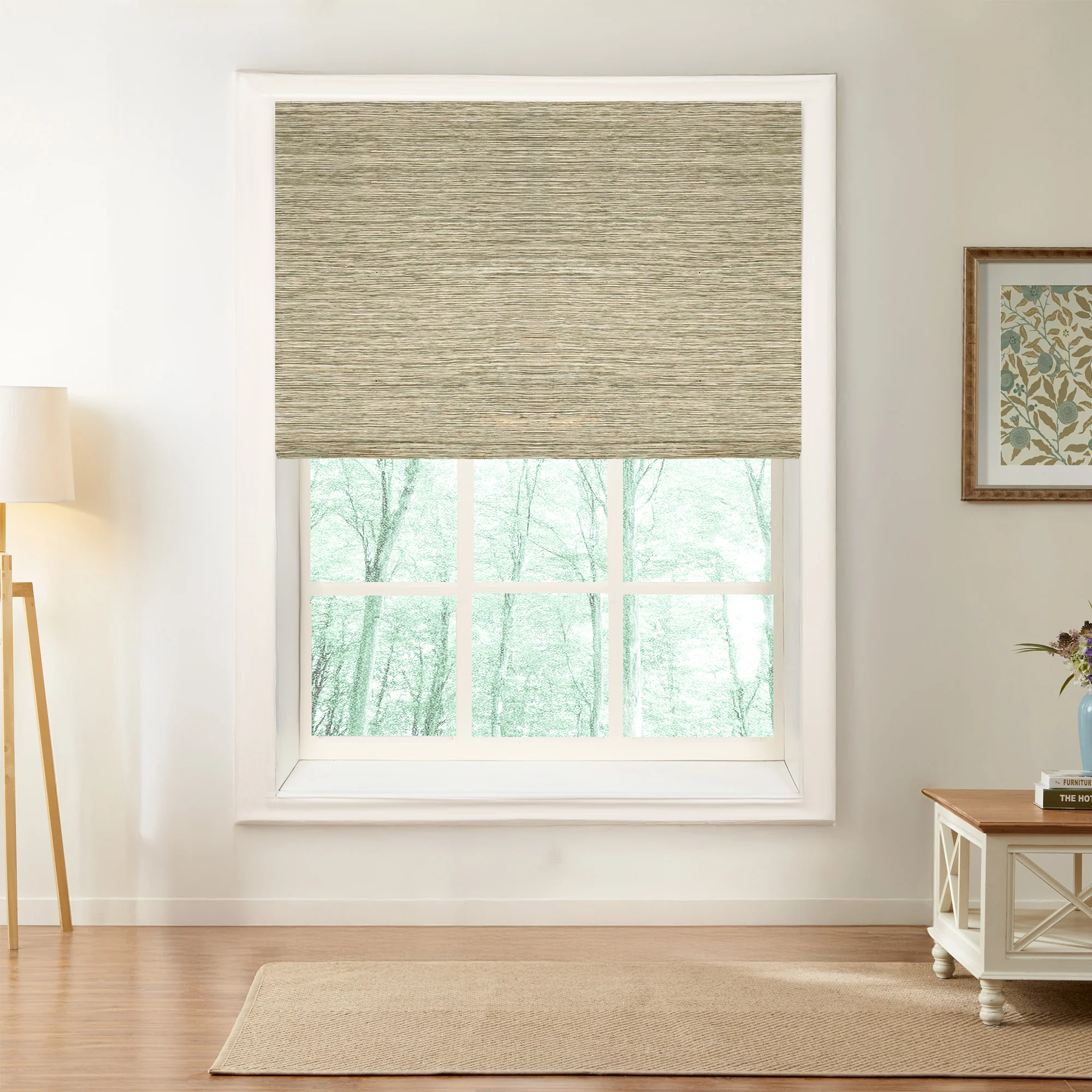 Natural Jute & Hemp Blinds & Shades | 2 Shades on 1 Headrail - Image 14