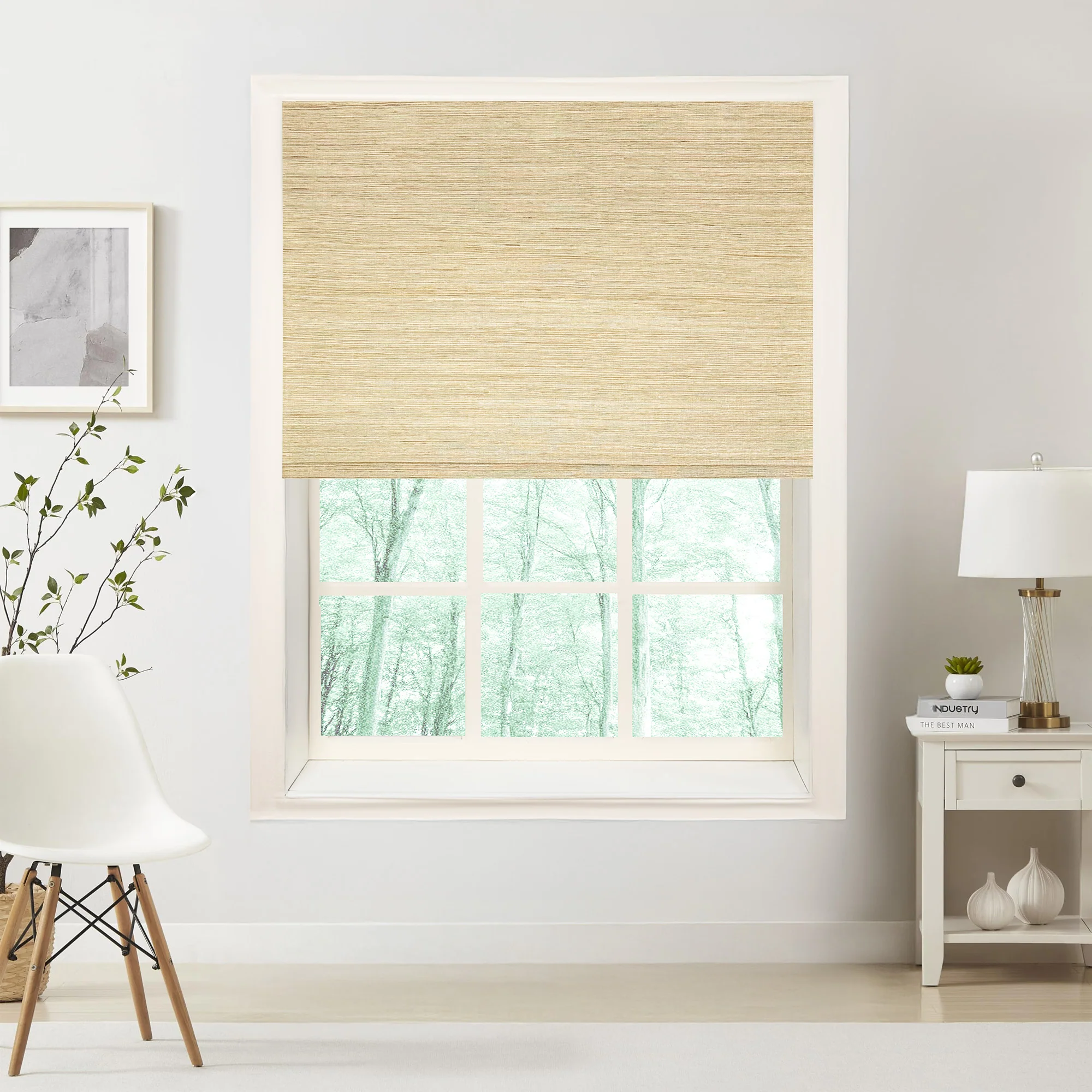 Natural Jute & Hemp Blinds & Shades | 2 Shades on 1 Headrail - Image 15