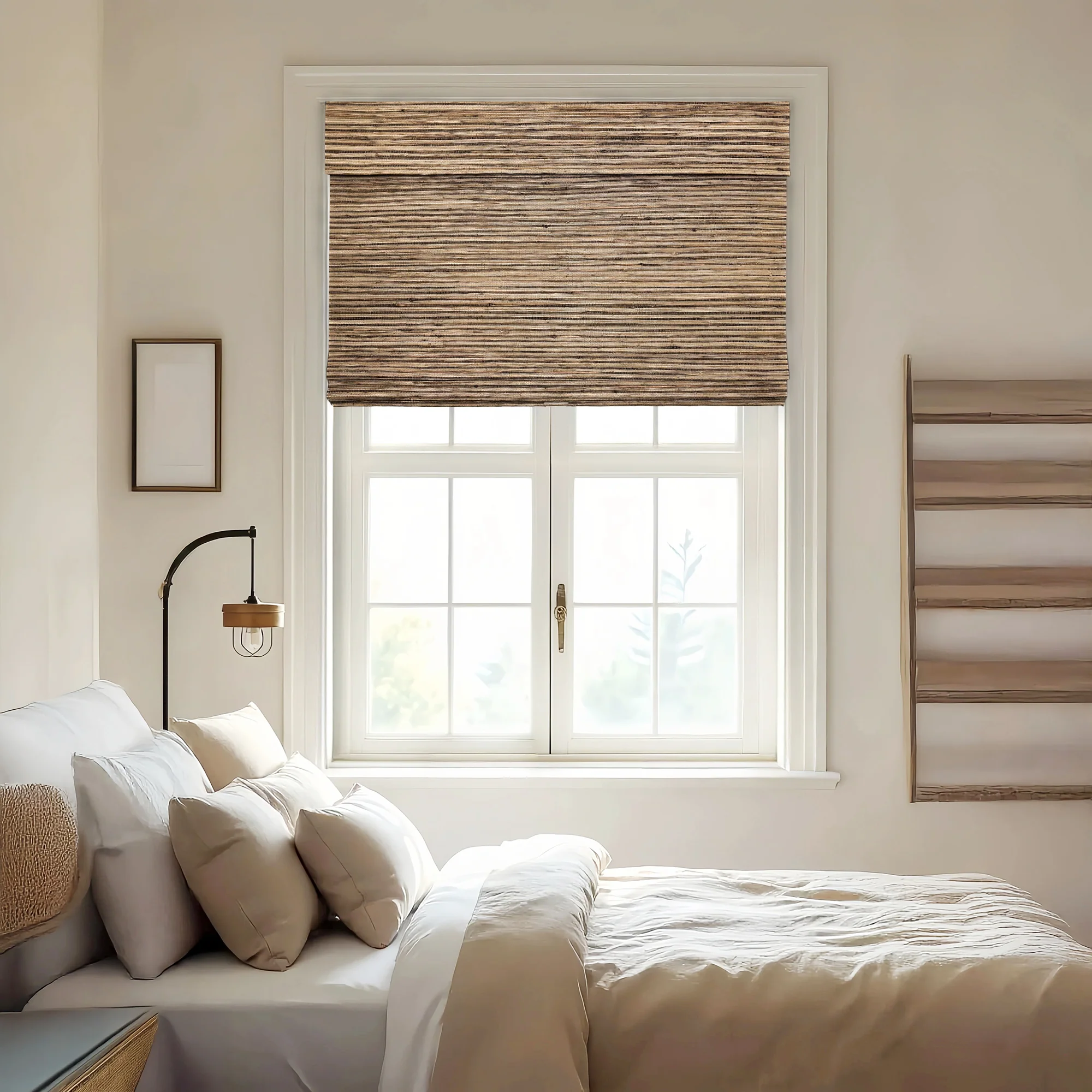 Hazel Bamboo Blinds & Shades Top Down Bottom Up | Chestnut - Image 6