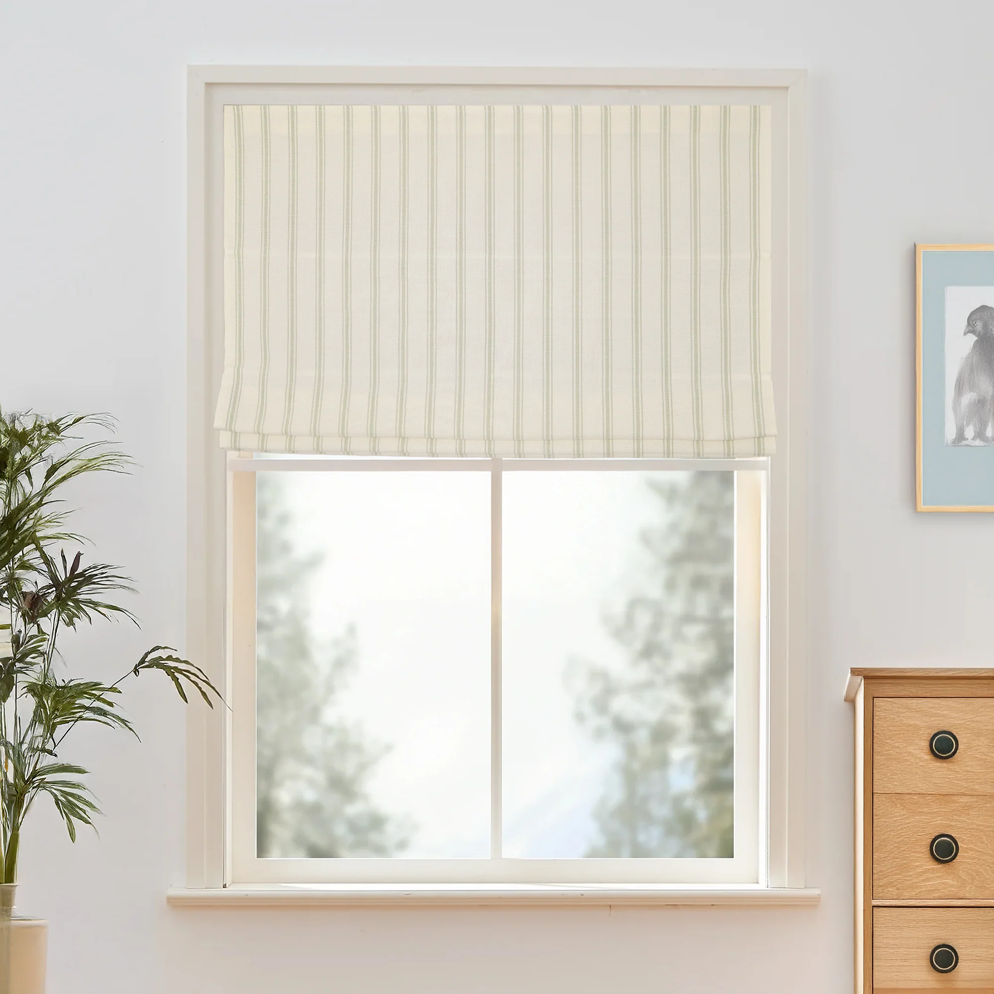 Custom Motorized Roman Shade & Blinds - Image 14