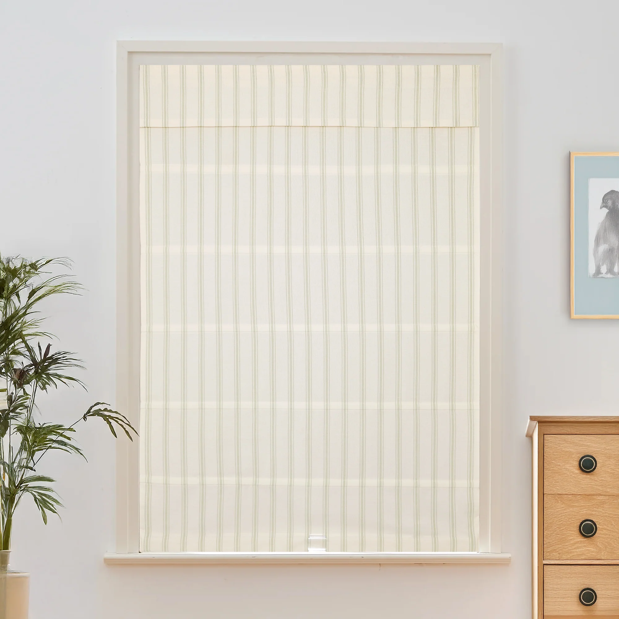 Custom Plain Fold Roman Shade & Blinds - Image 4