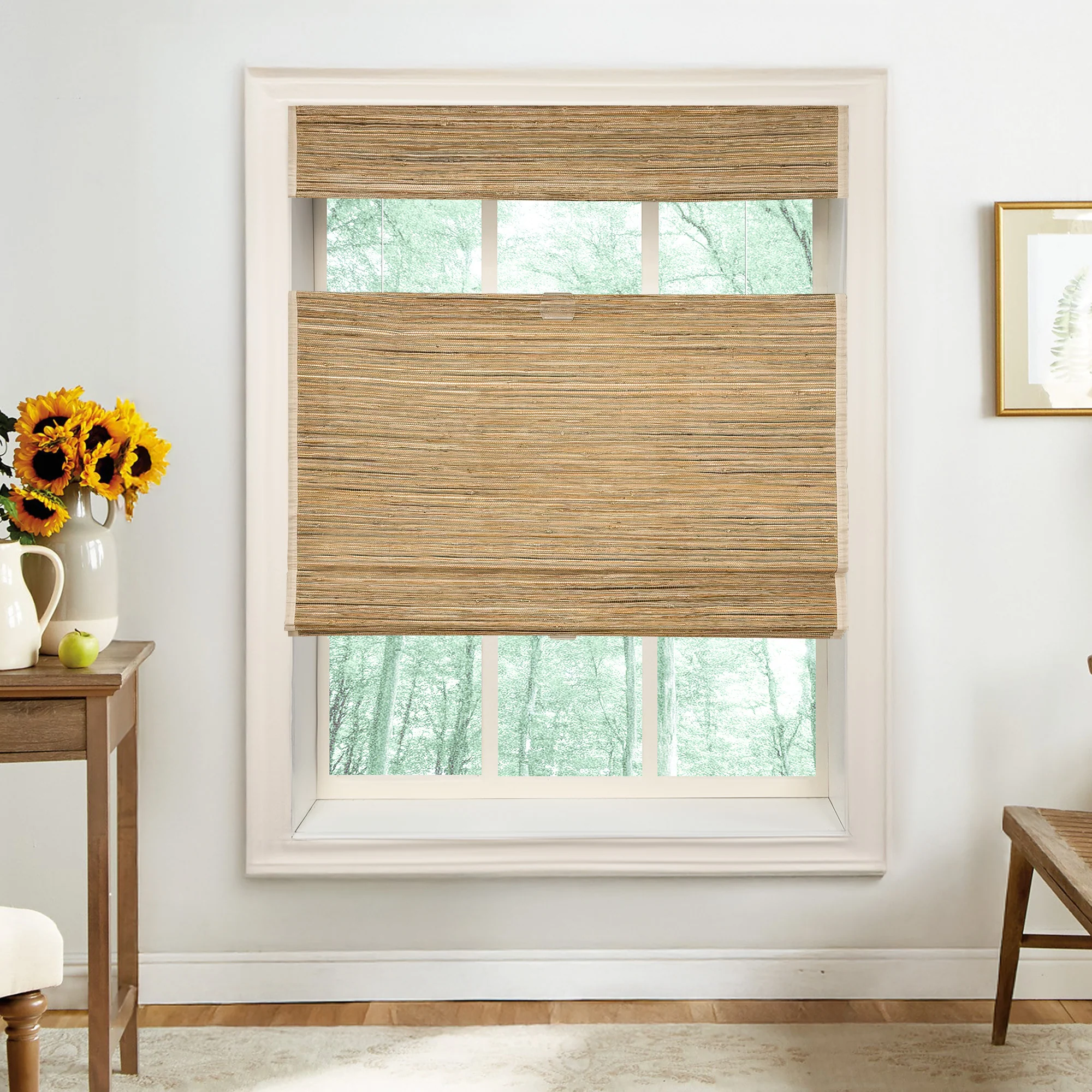Extra Wide Bamboo Shade & Blinds|Top Down Bottom Up