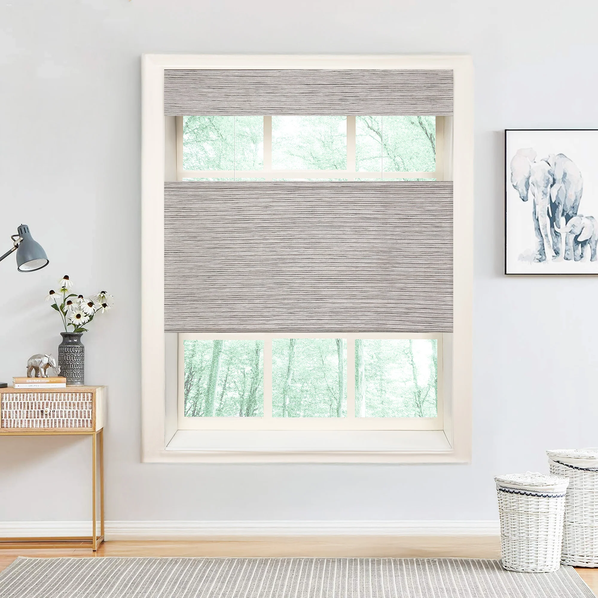 Extra Wide Bamboo Shade & Blinds|Top Down Bottom Up - Image 48