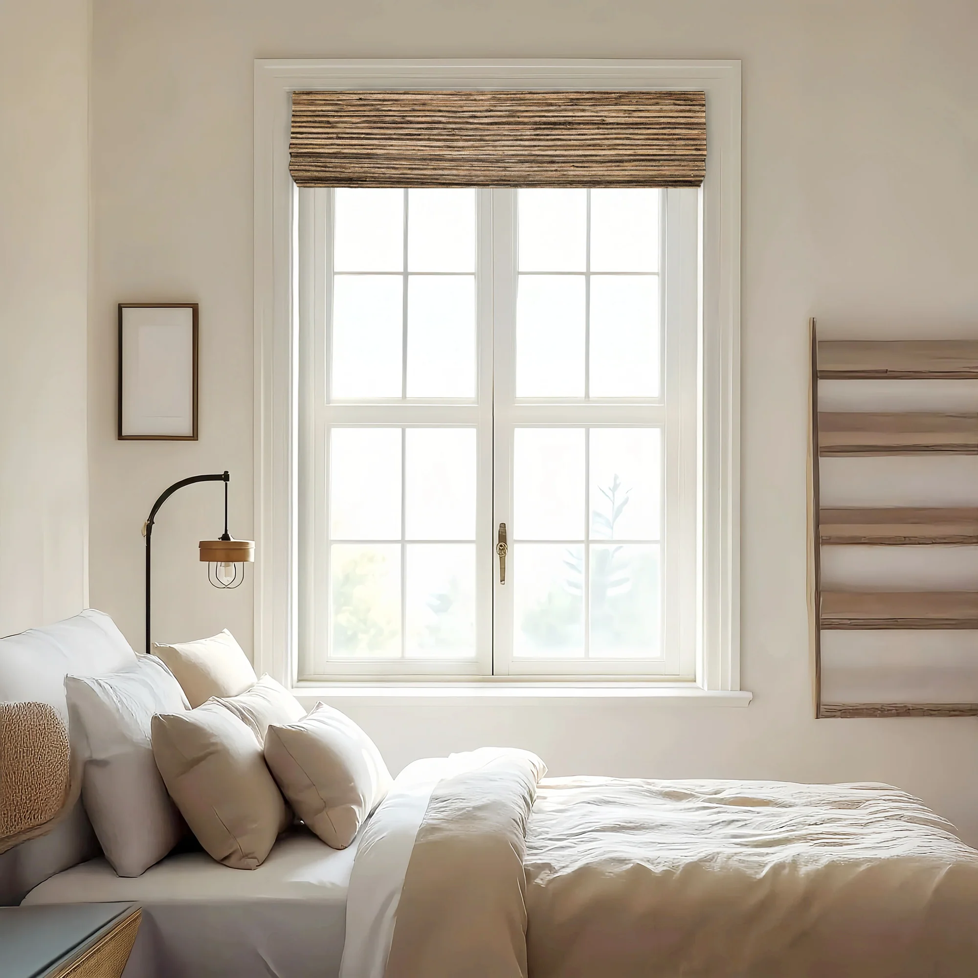 Hazel Bamboo Blinds & Shades Top Down Bottom Up | Chestnut - Image 5