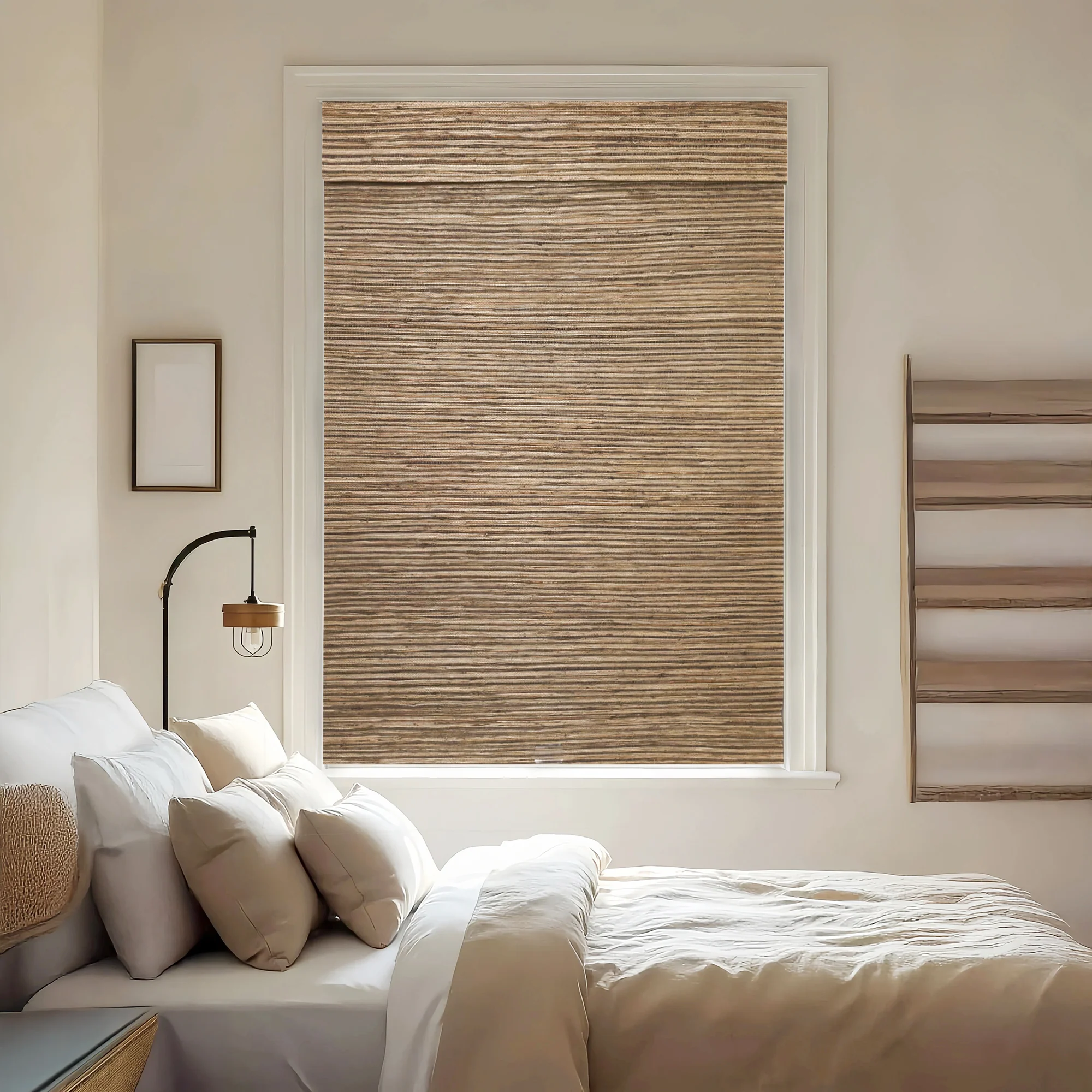 Hazel Bamboo Blinds & Shades Top Down Bottom Up | Chestnut - Image 7