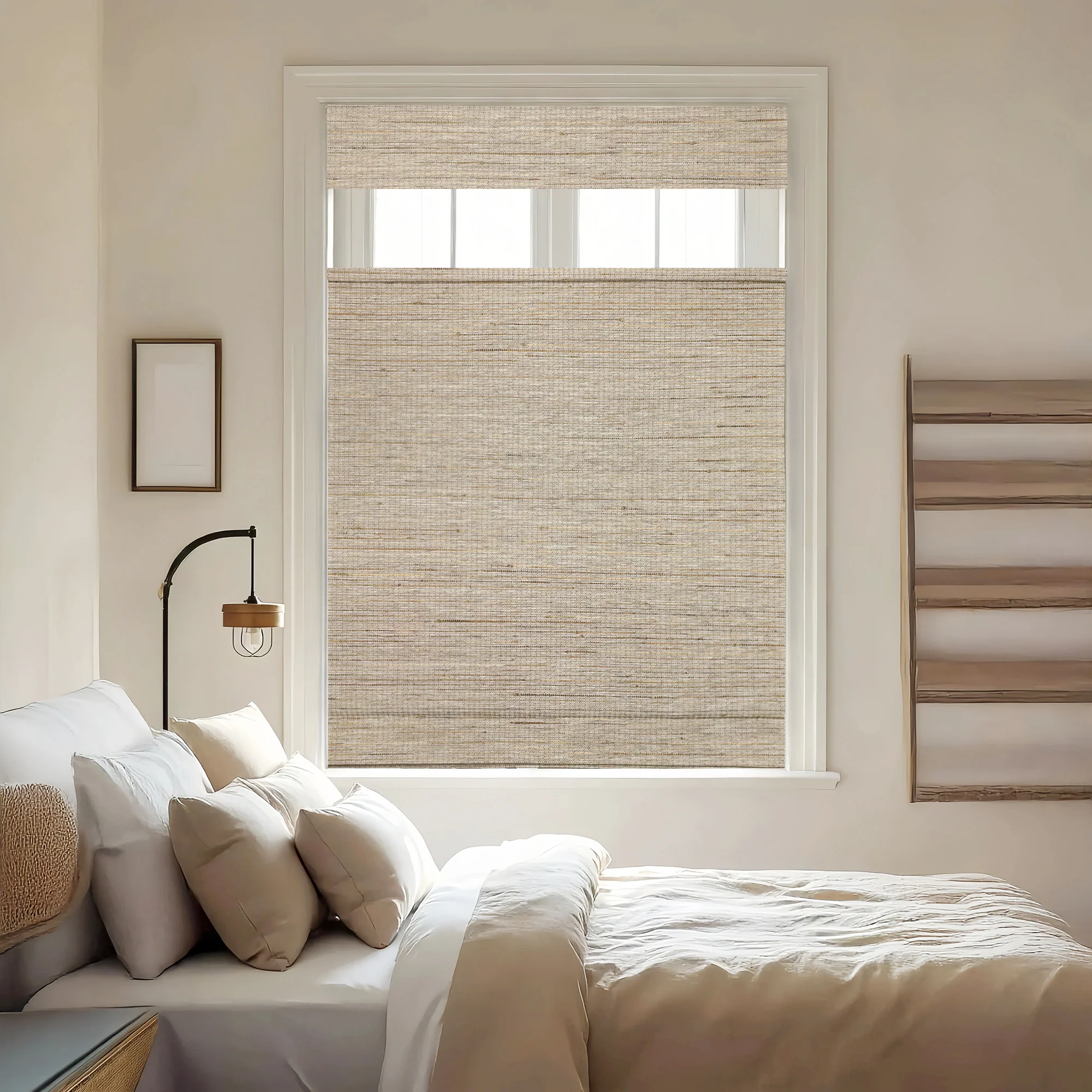 Hazel Bamboo Blinds & Shades Top Down Bottom Up | Pale Wheat - Image 4
