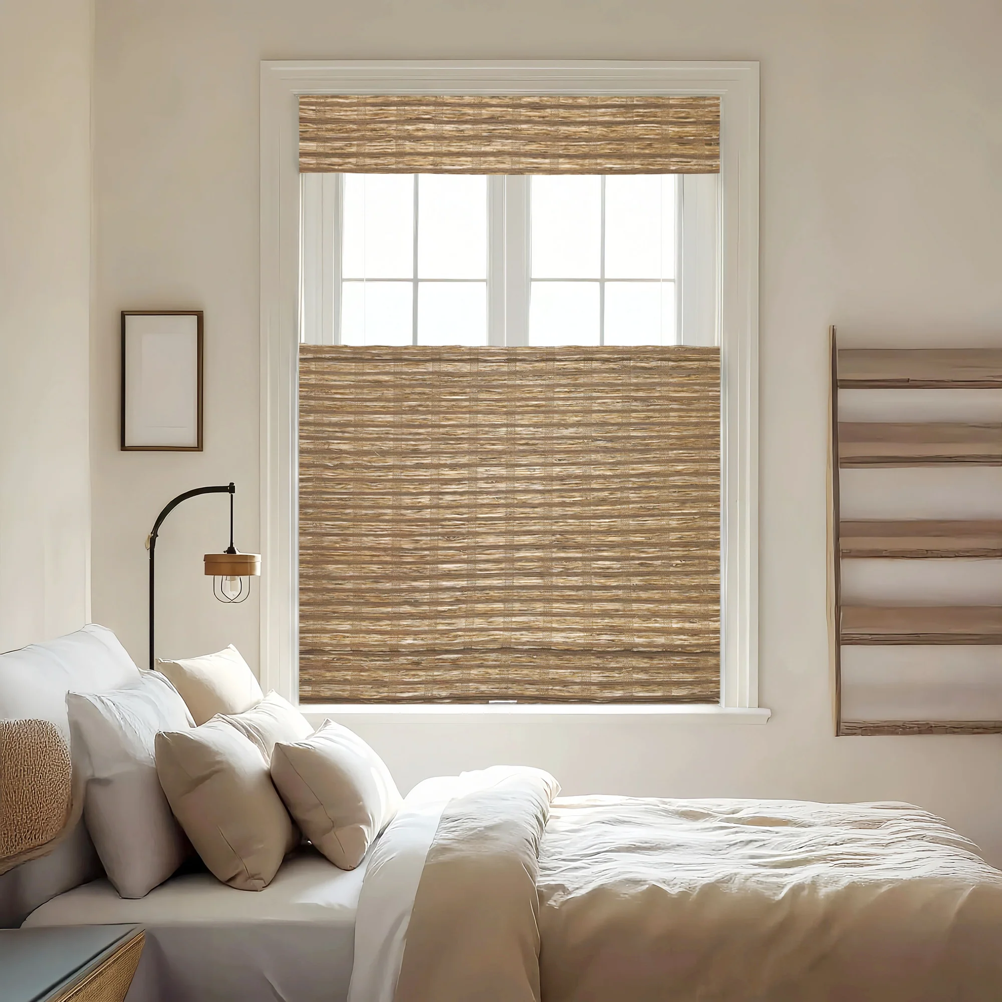 Hazel Bamboo Blinds & Shades Top Down Bottom Up | Pecan - Image 4