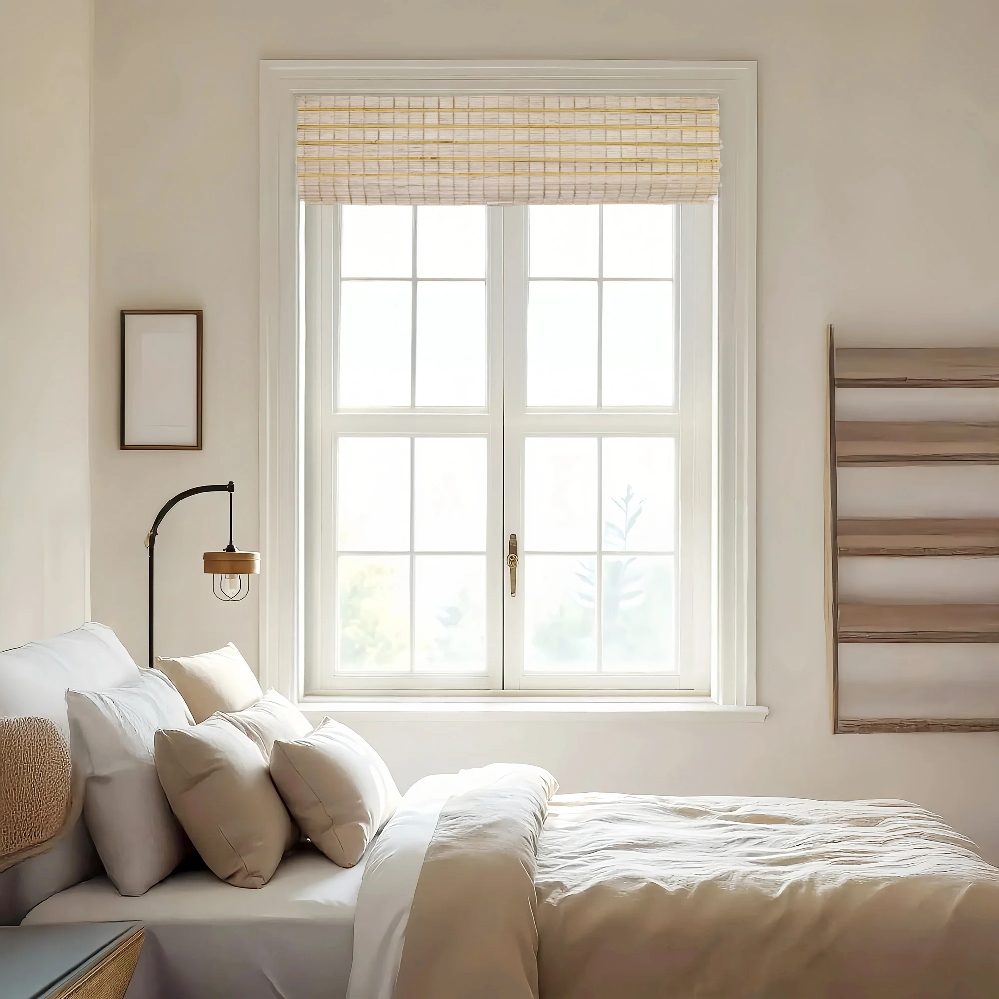Hazel Bamboo Blinds & Shades | Warm Beige - Image 4