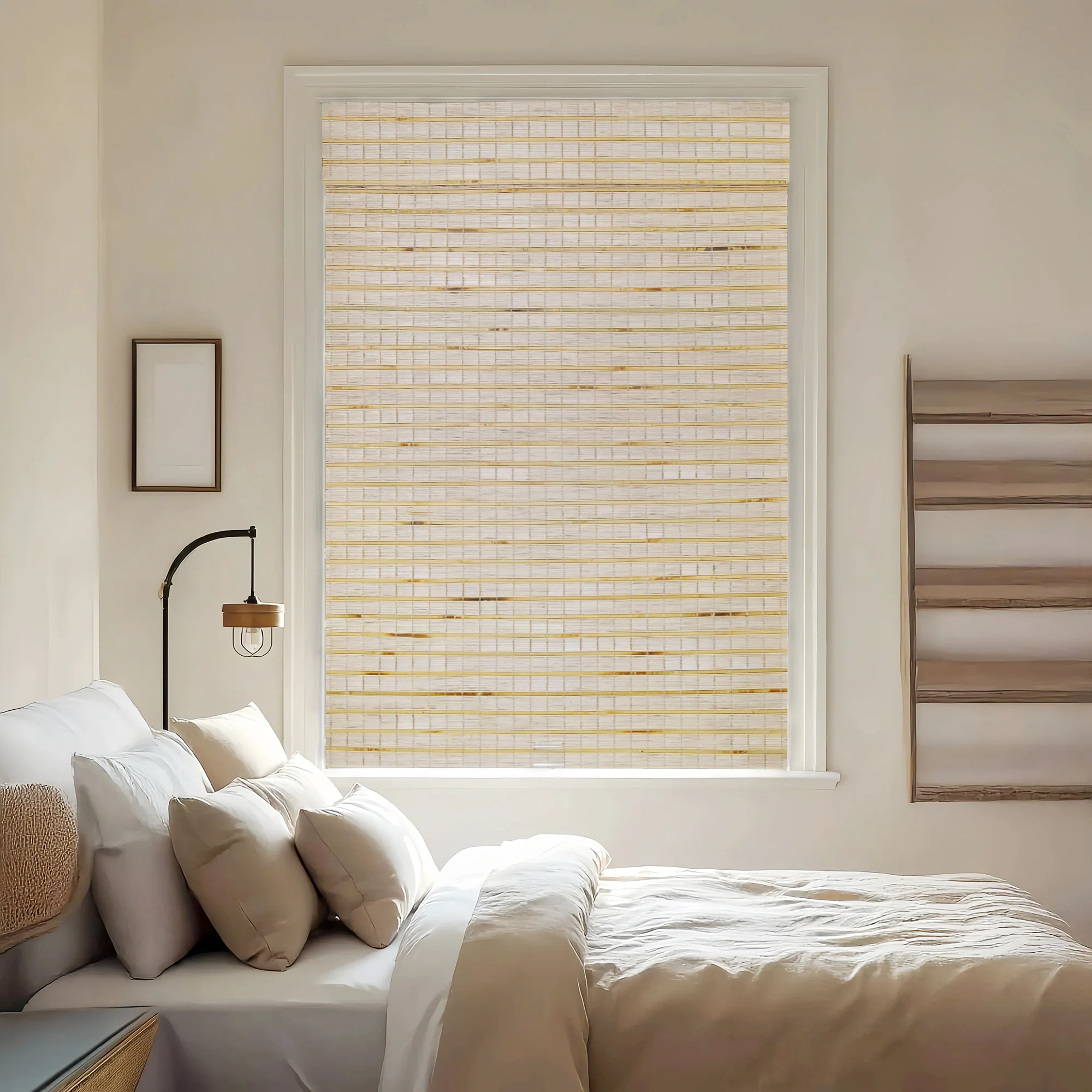 Hazel Bamboo Blinds & Shades | Warm Beige - Image 5