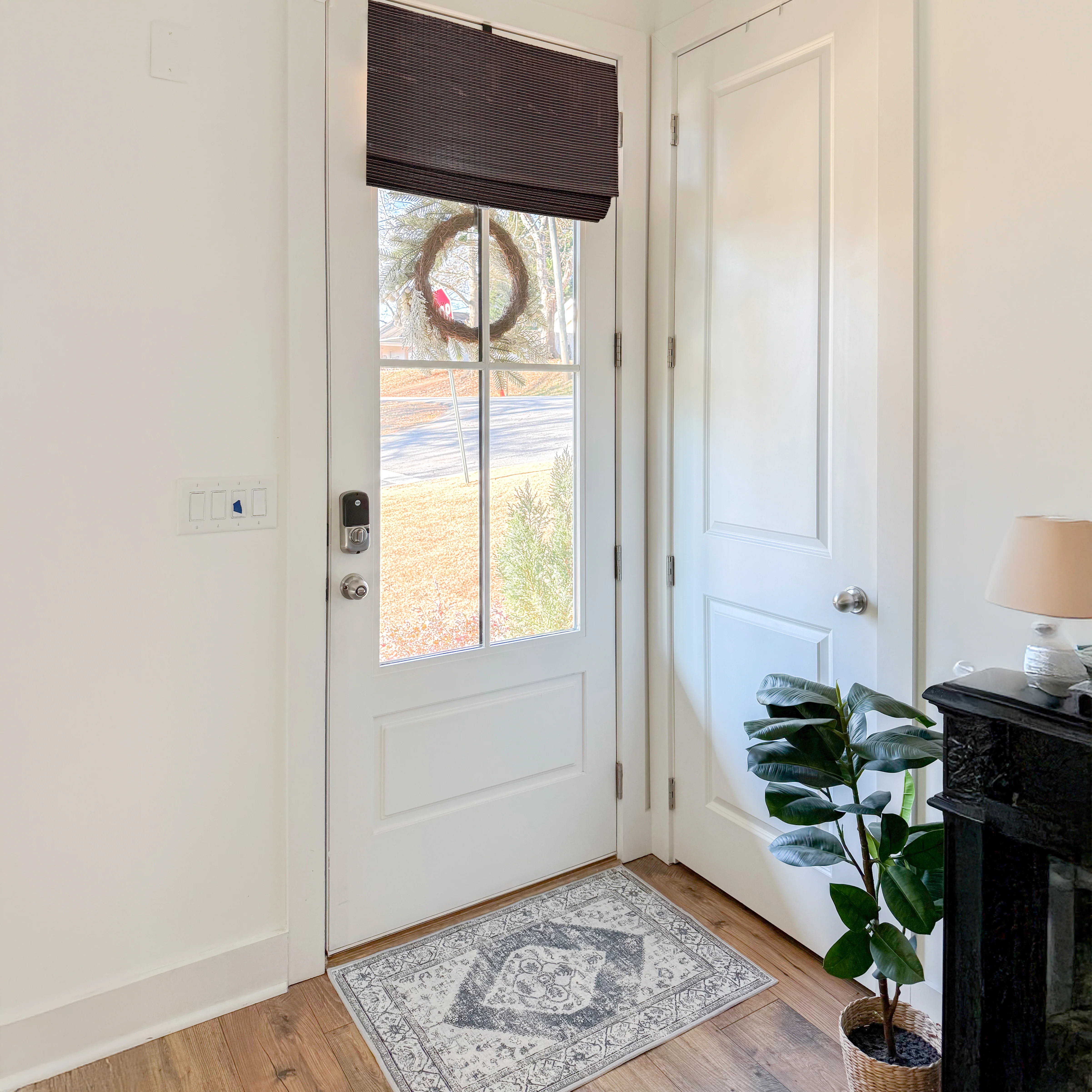 Ivy Woven Bamboo Blinds & Shades | Black Brown - Image 2